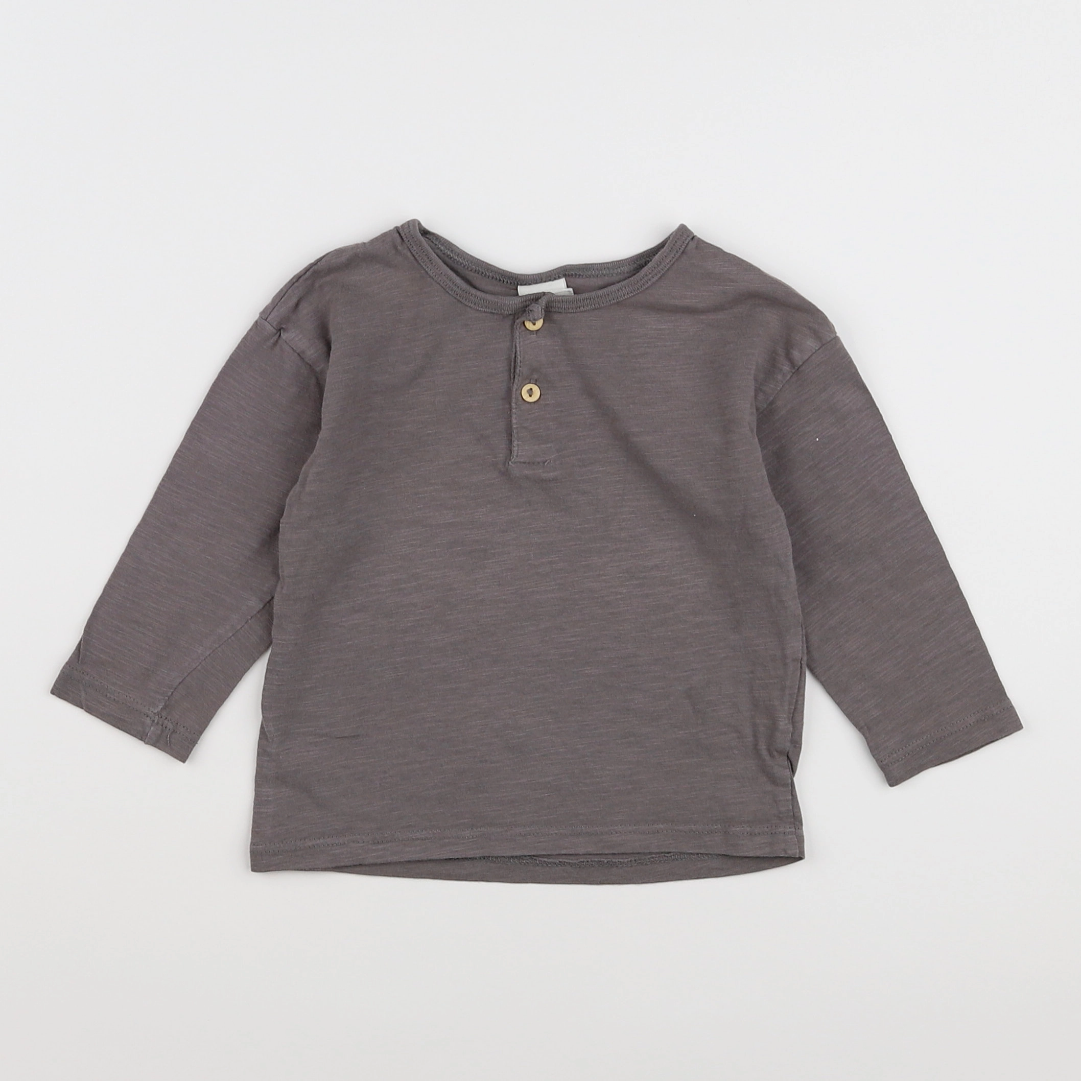 H&M - tee-shirt gris - 9/12 mois