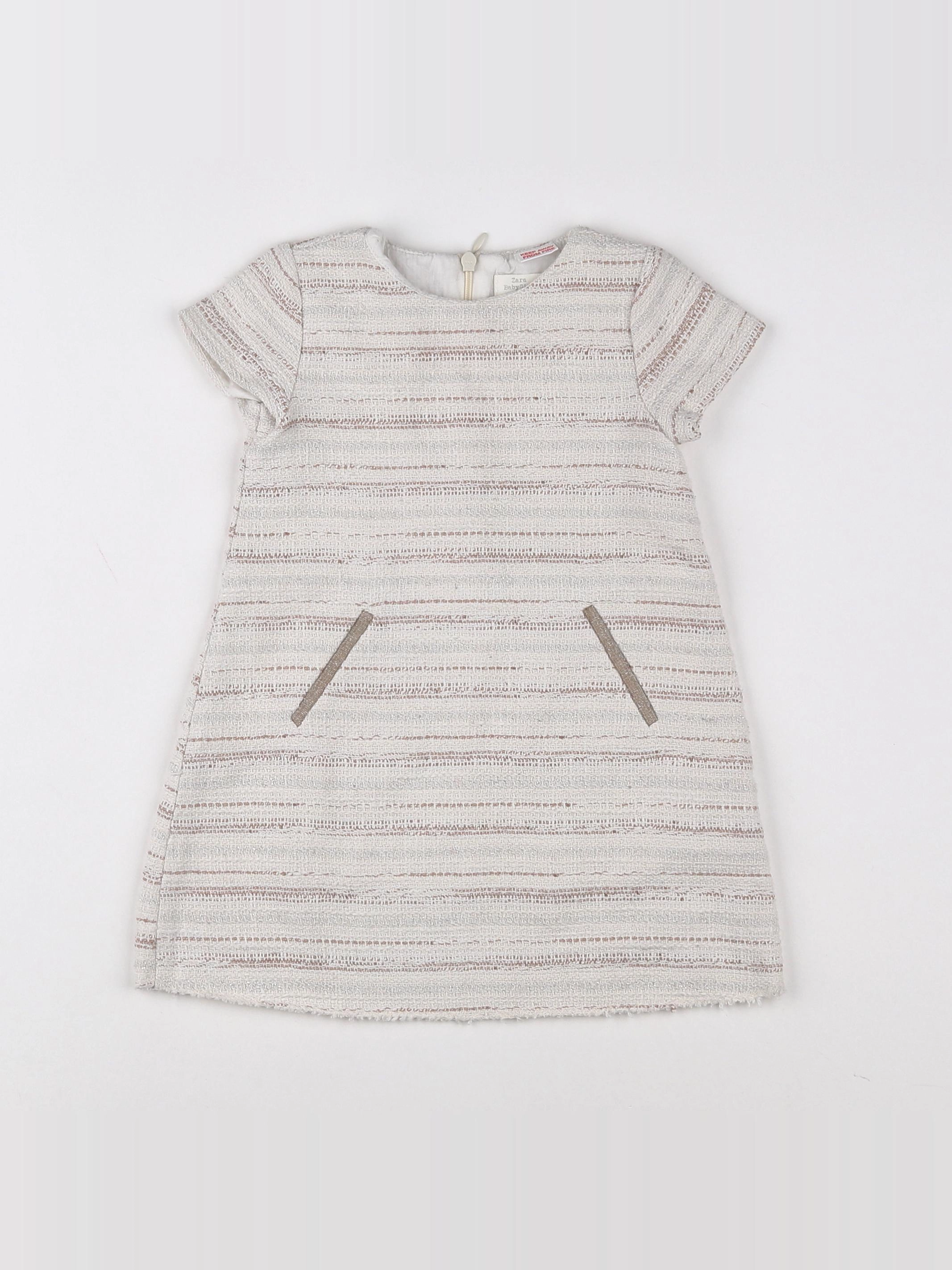 Zara - robe beige - 12/18 mois