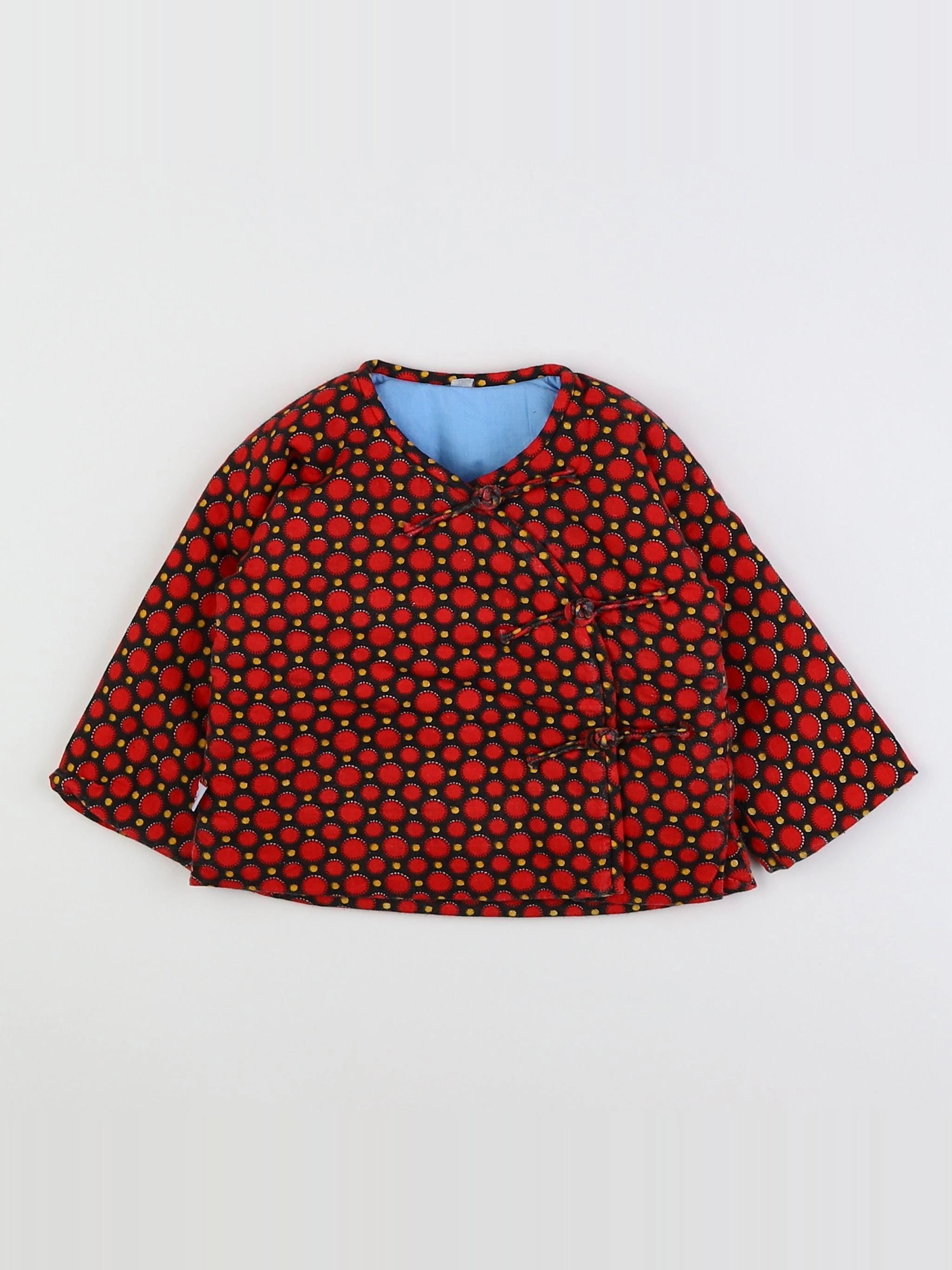 Petit Pan - veste noir, rouge - 6 mois