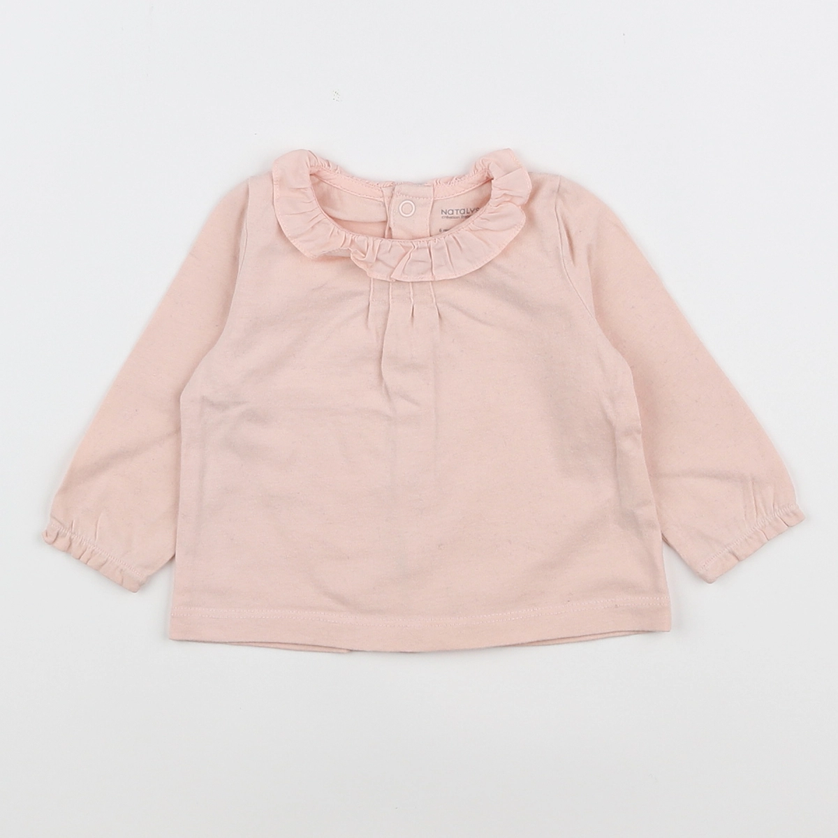 Natalys - tee-shirt rose - 6 mois