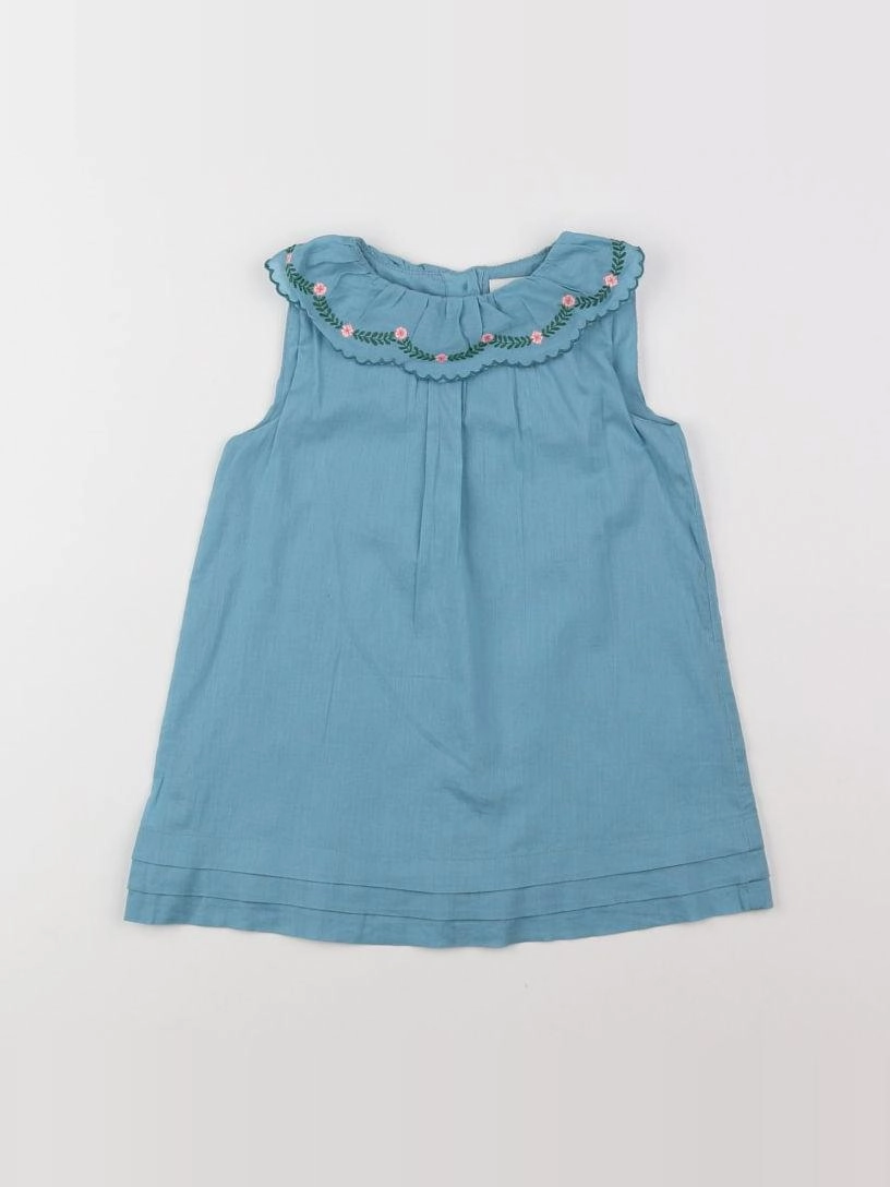 Cyrillus - robe bleu - 12 mois