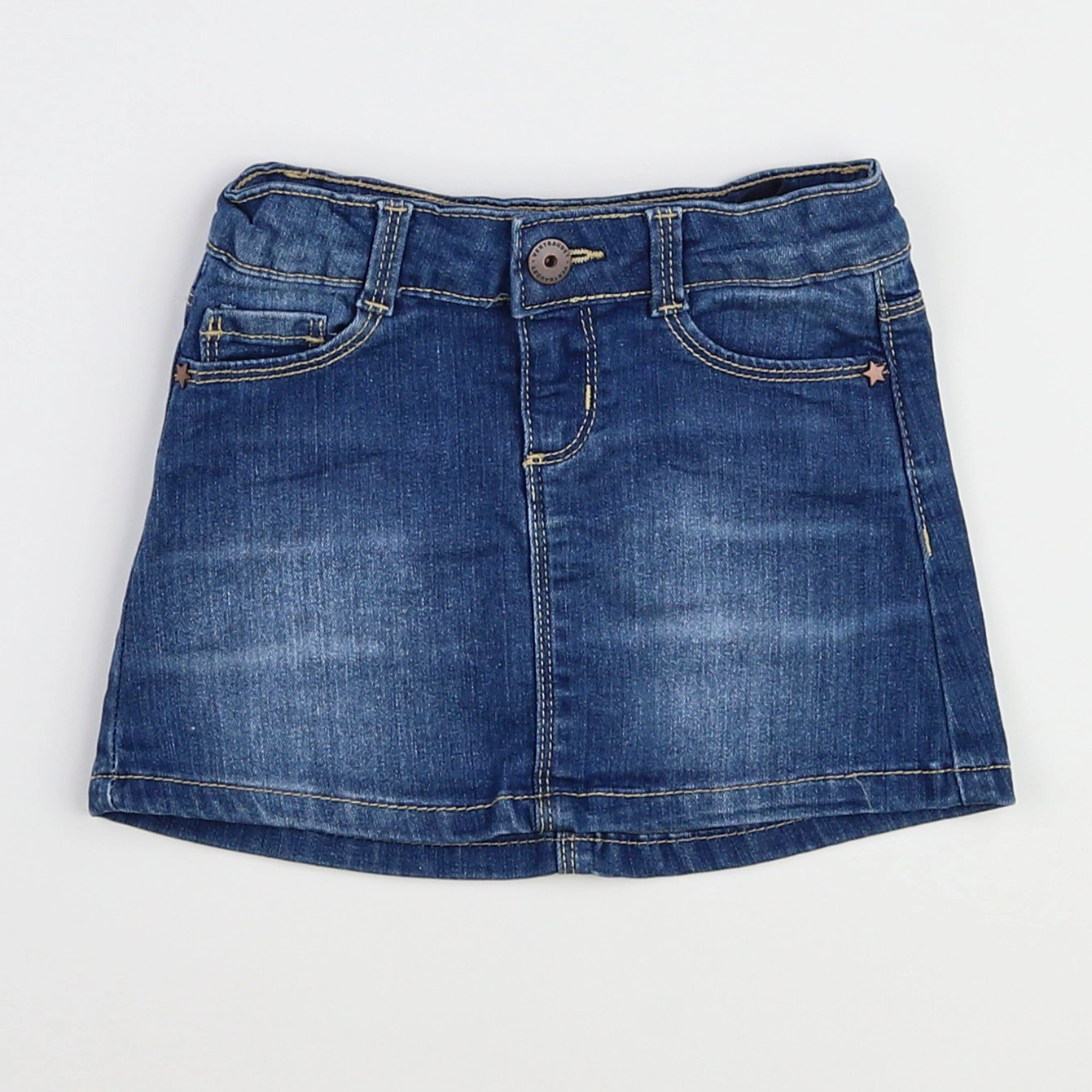 Vertbaudet - jupe bleu - 3 ans
