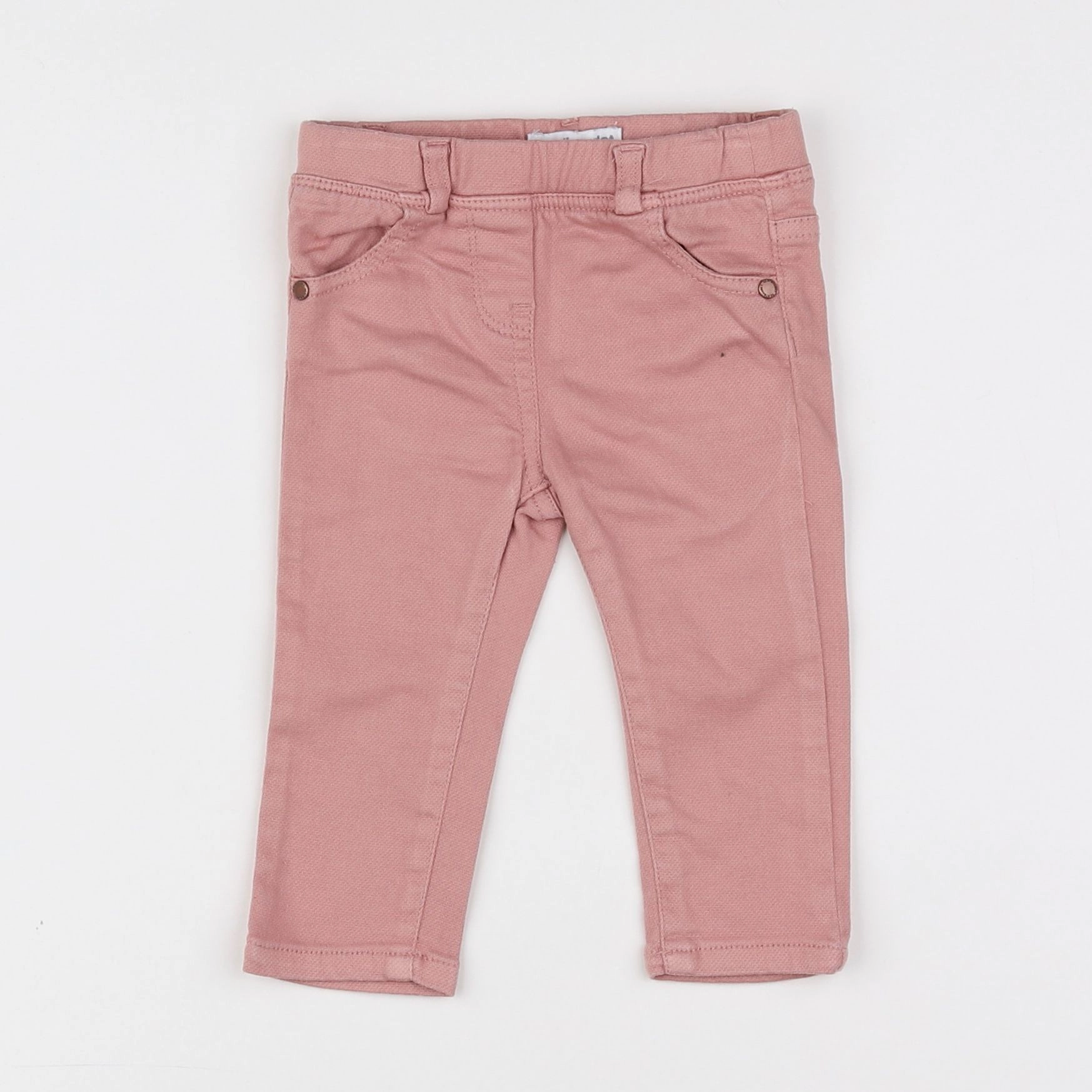 Vertbaudet - jegging rose - 9 mois