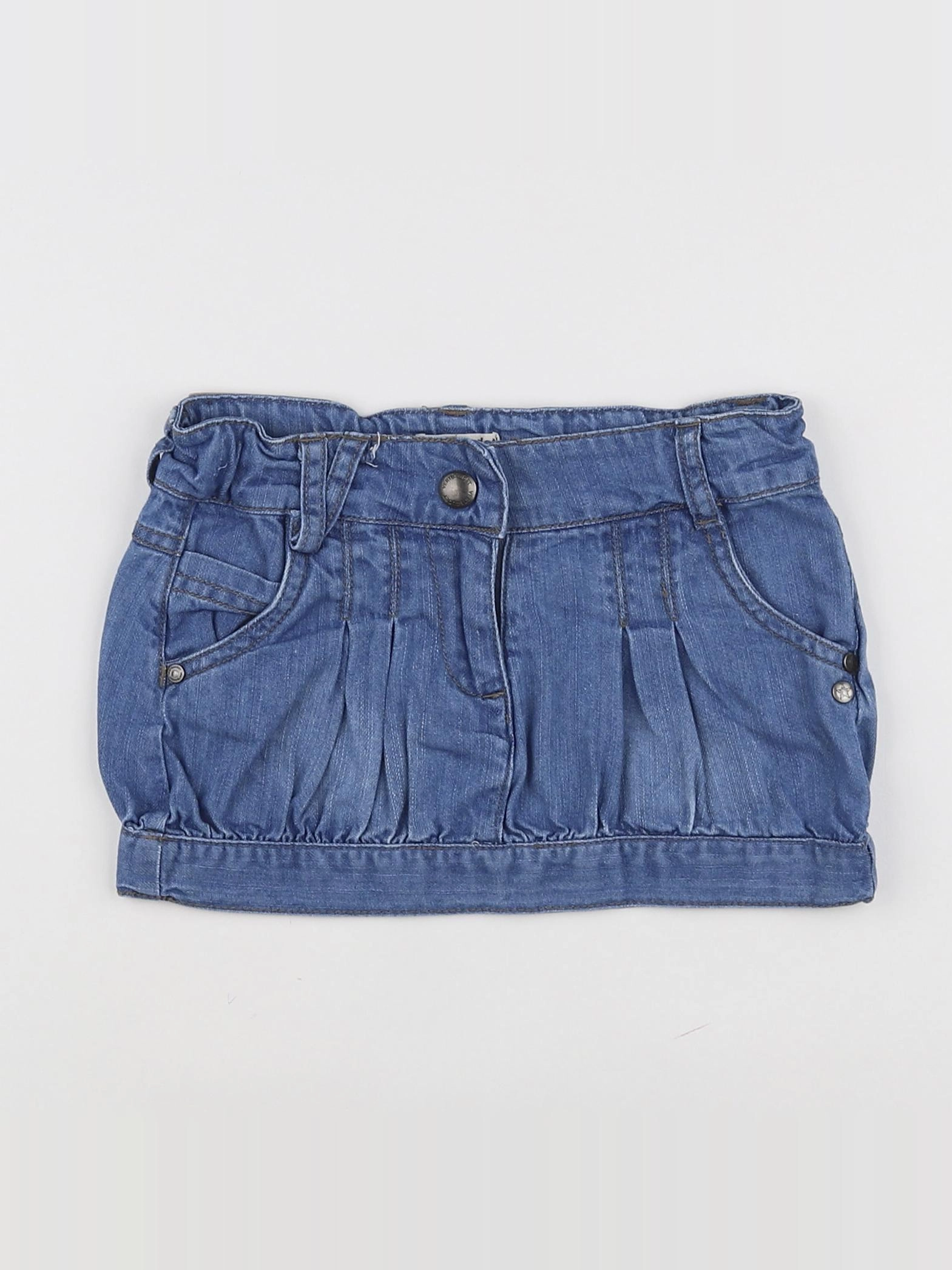 Vertbaudet - jupe bleu - 4 ans