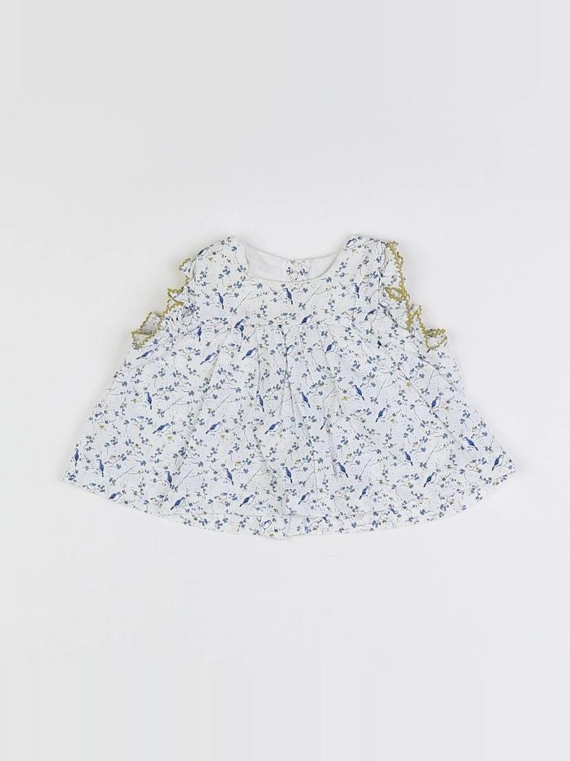 Petit Bateau - blouse multicolore - 3 mois