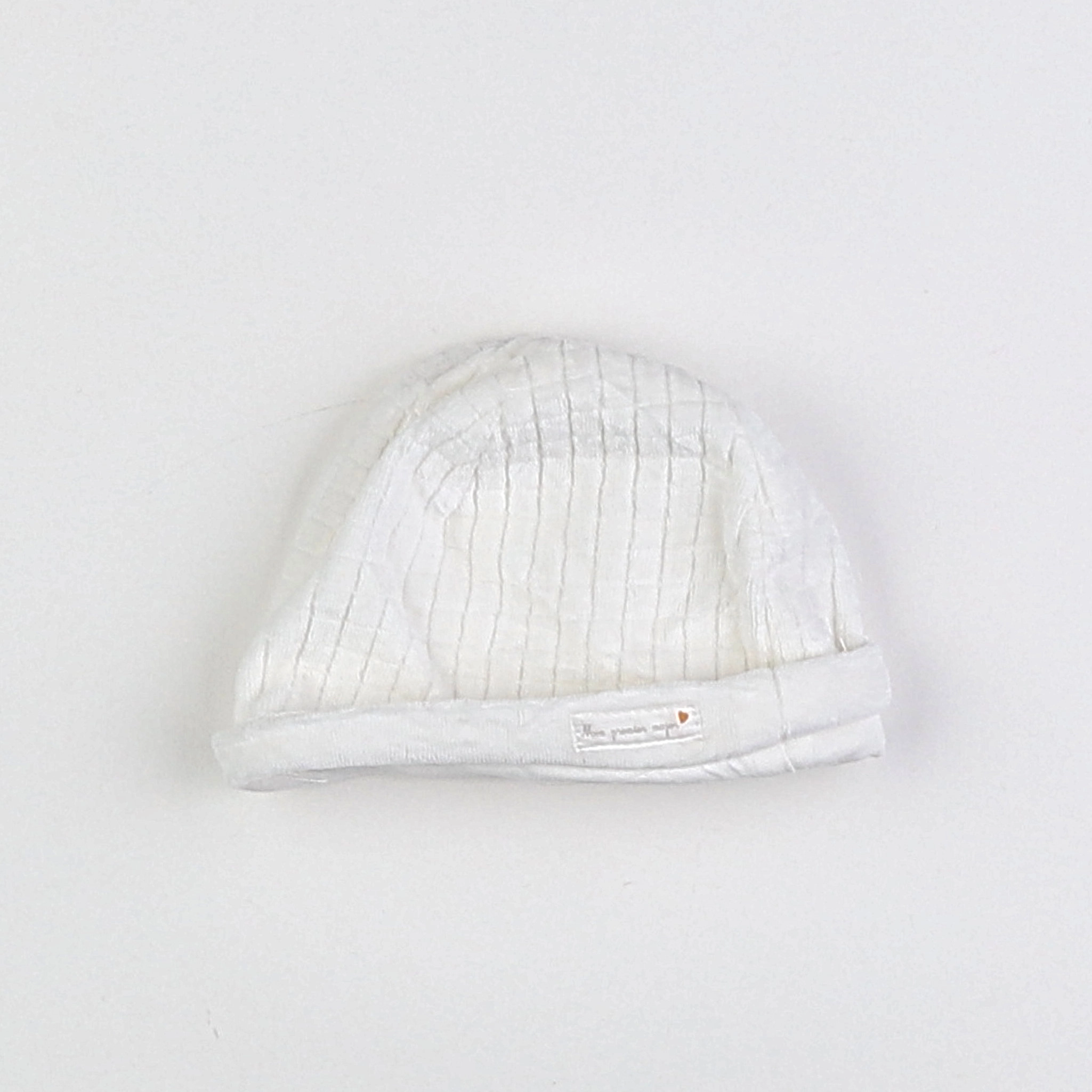 Petit Bateau - bonnet Blanc - 3 mois