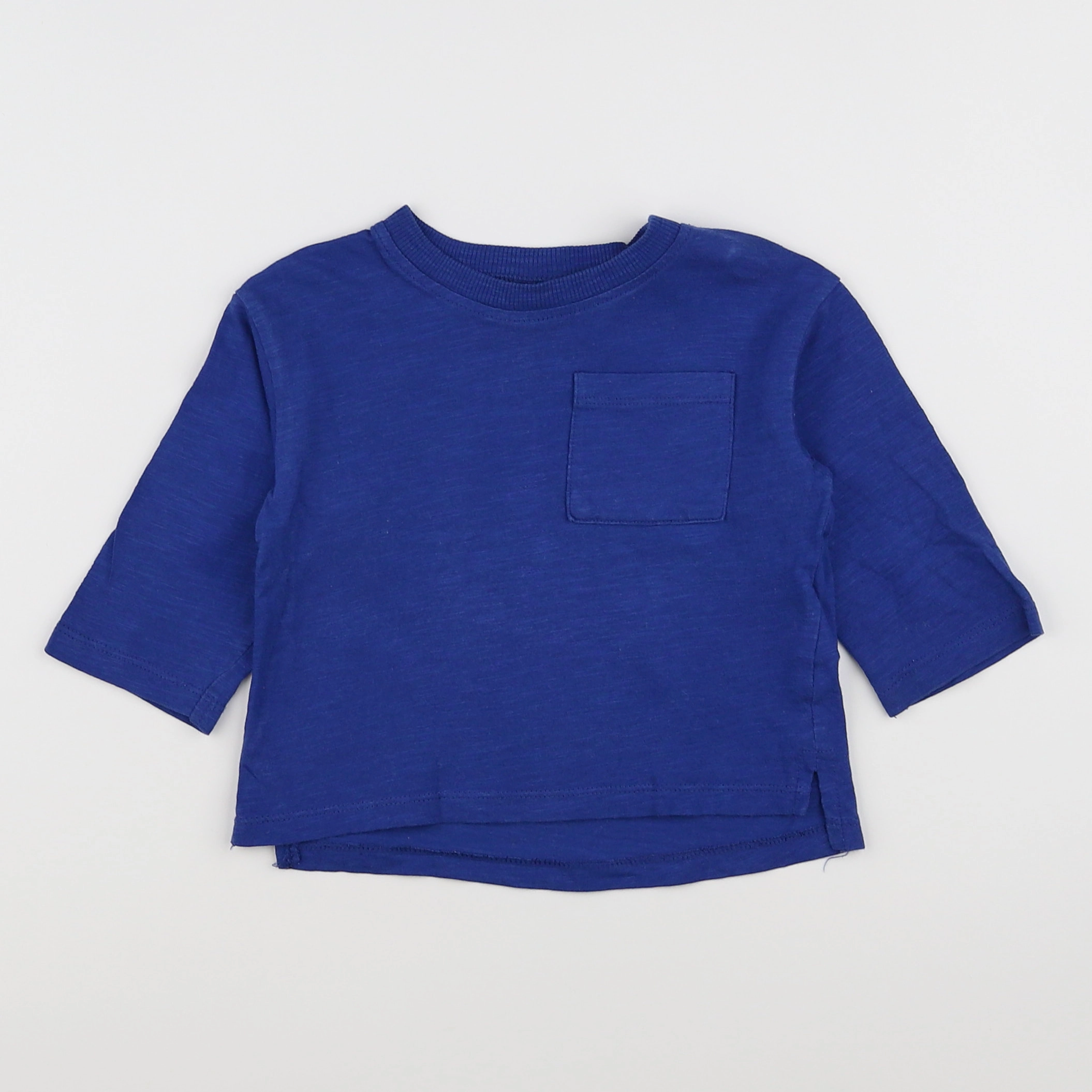 H&M - tee-shirt bleu - 6 mois