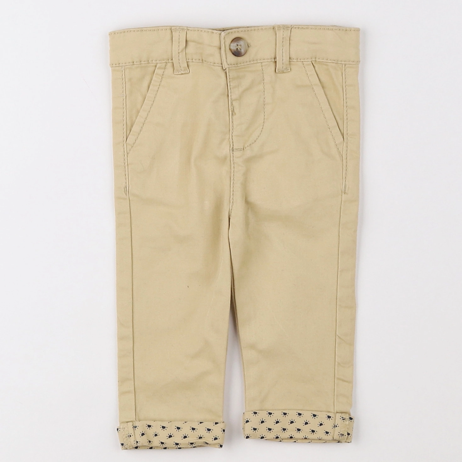 Tape à l'oeil - pantalon beige - 3 mois