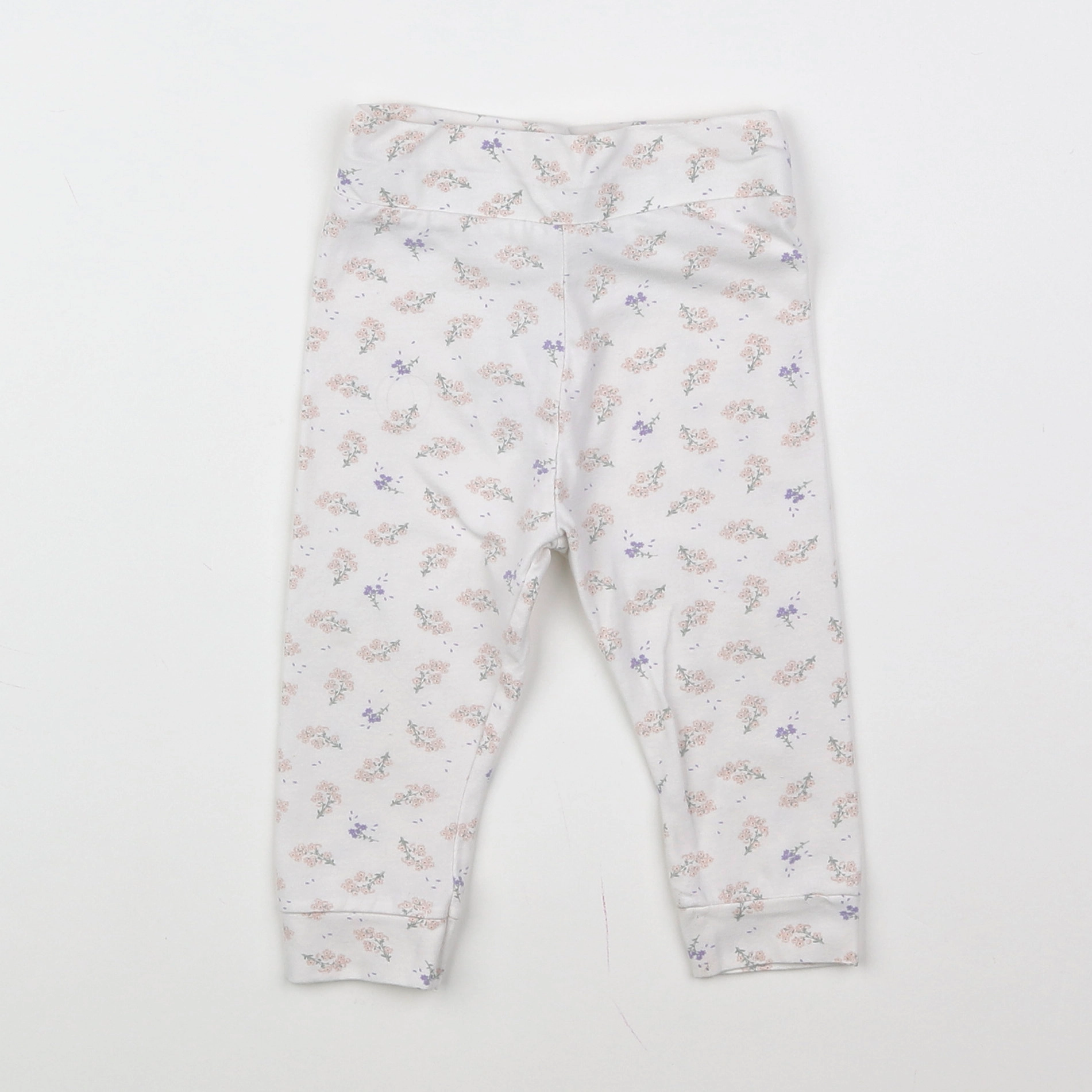 Vertbaudet - legging blanc - 9 mois