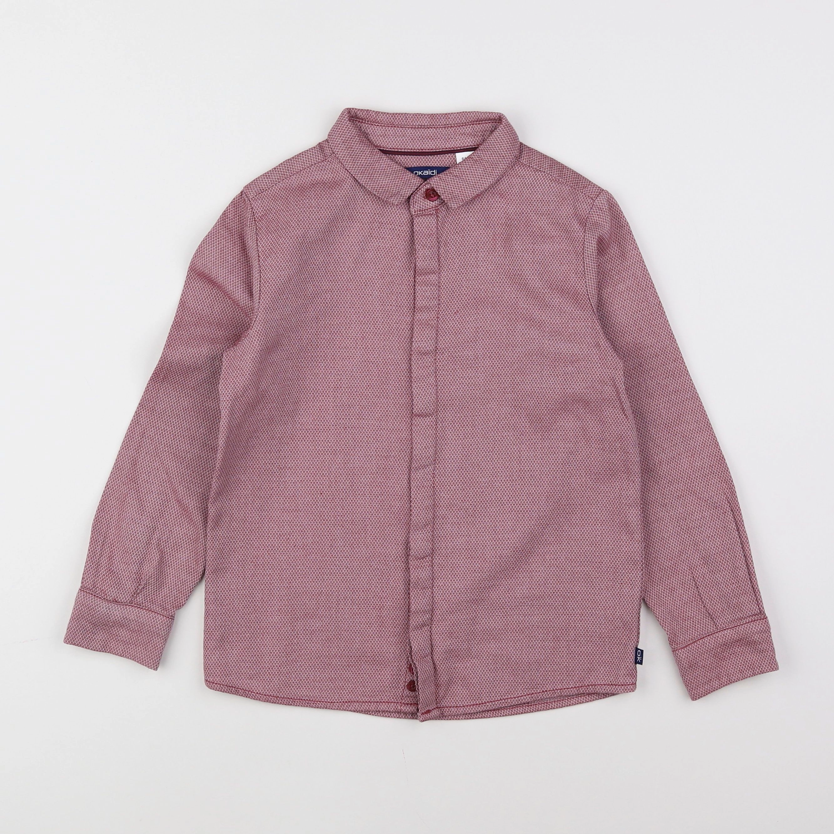 Okaidi - chemise rouge - 6 ans