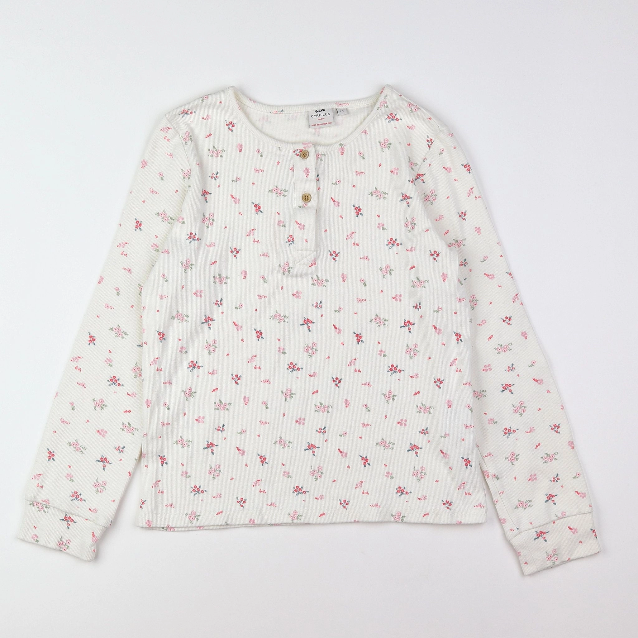 Cyrillus - tee-shirt blanc - 14 ans