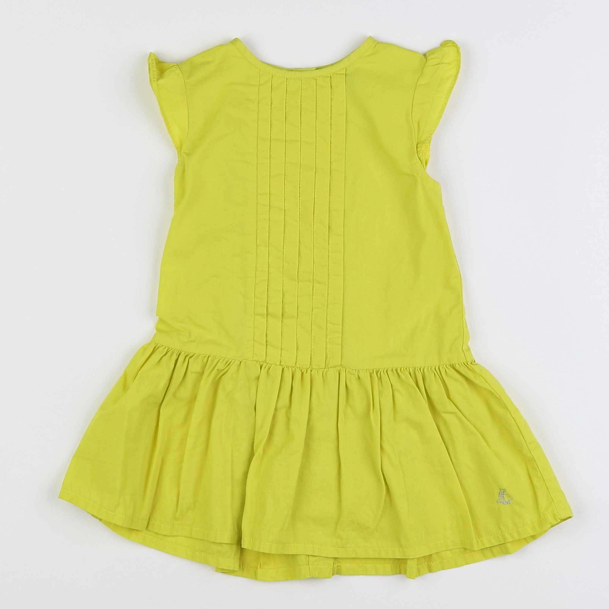 Petit Bateau - robe jaune - 18 mois