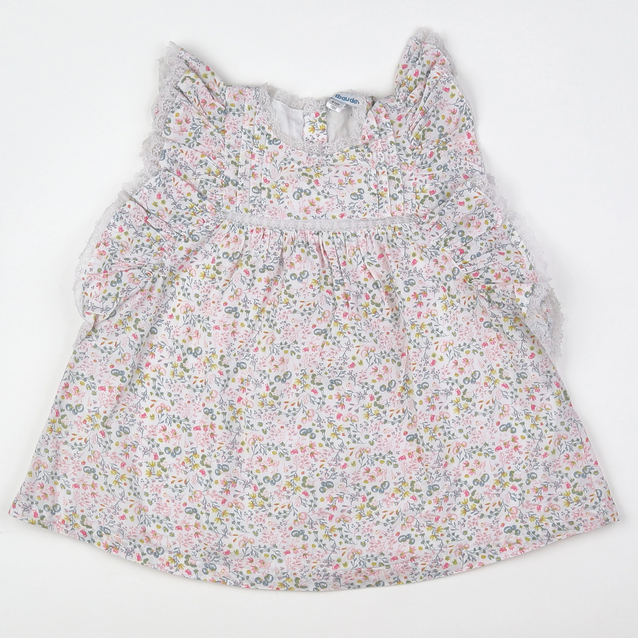 Vertbaudet - robe multicolore - 18 mois