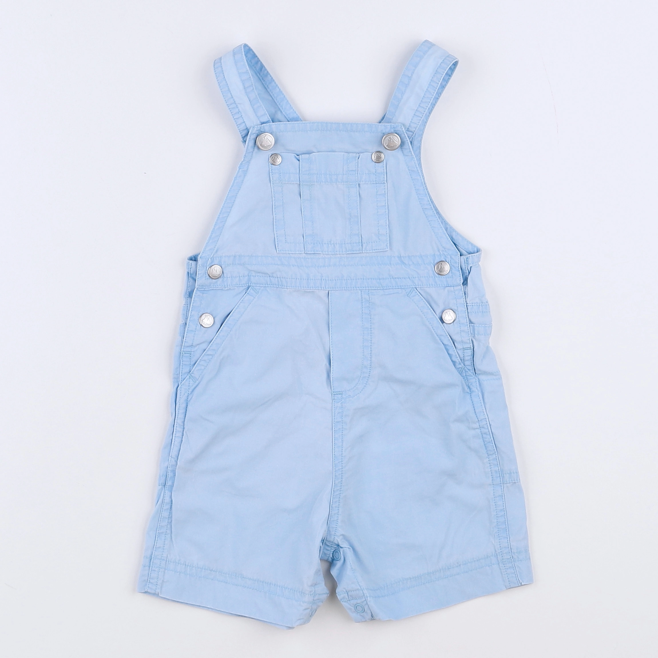 Petit Bateau - salopette bleu - 3 mois