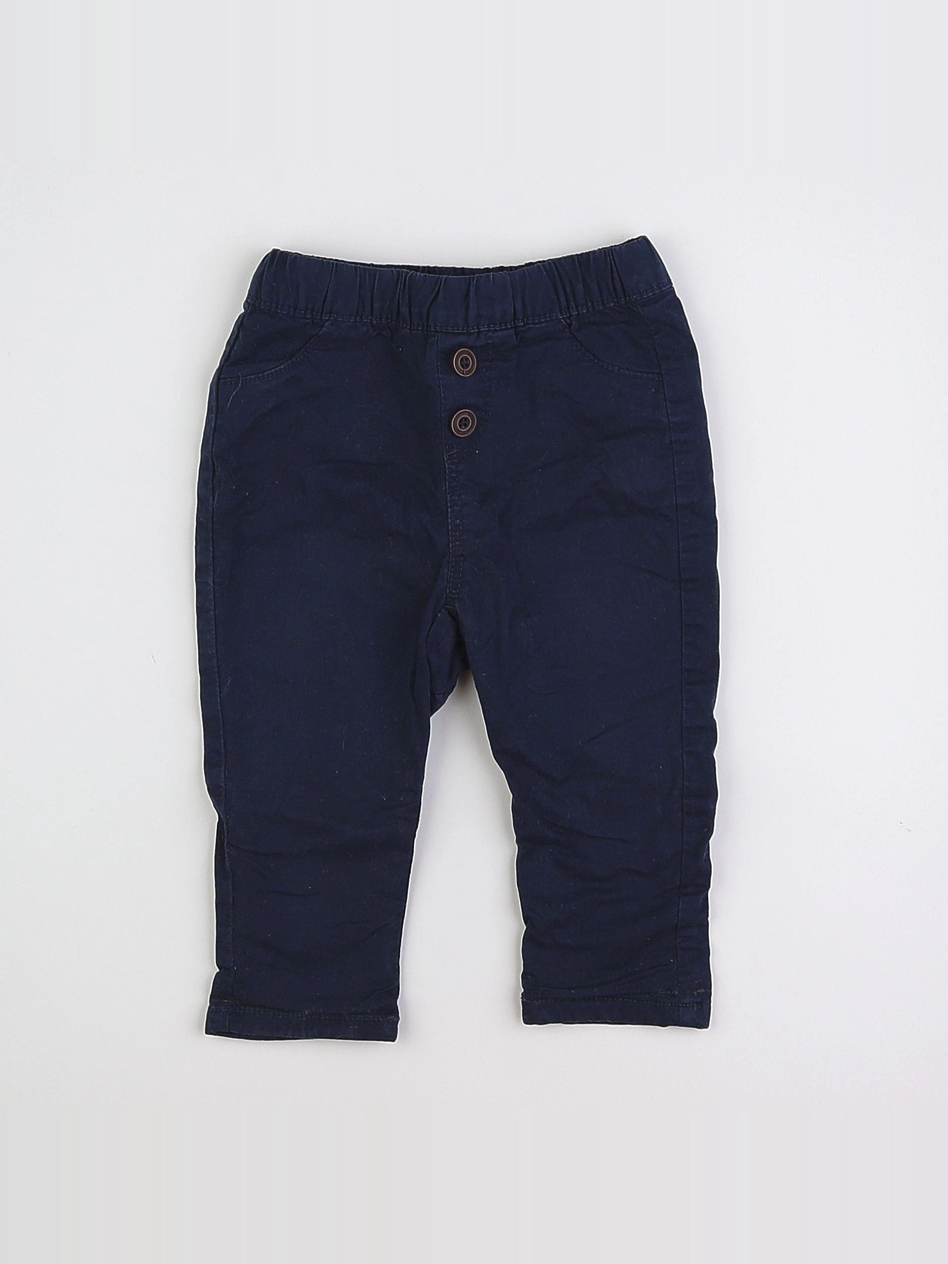 Tape à l'oeil - pantalon bleu - 12 mois