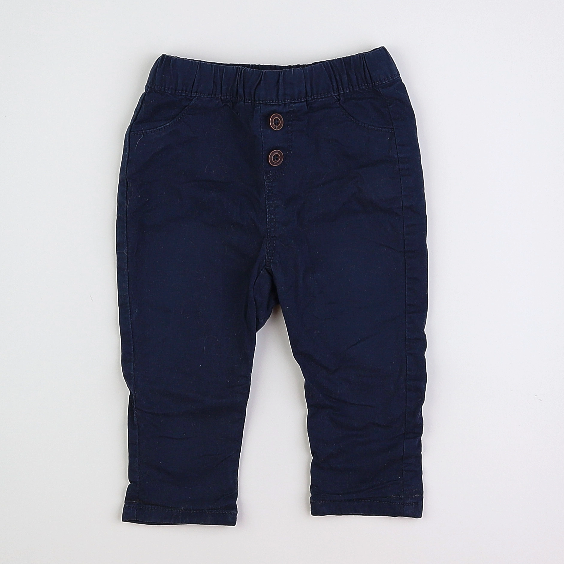 Tape à l'oeil - pantalon bleu - 12 mois
