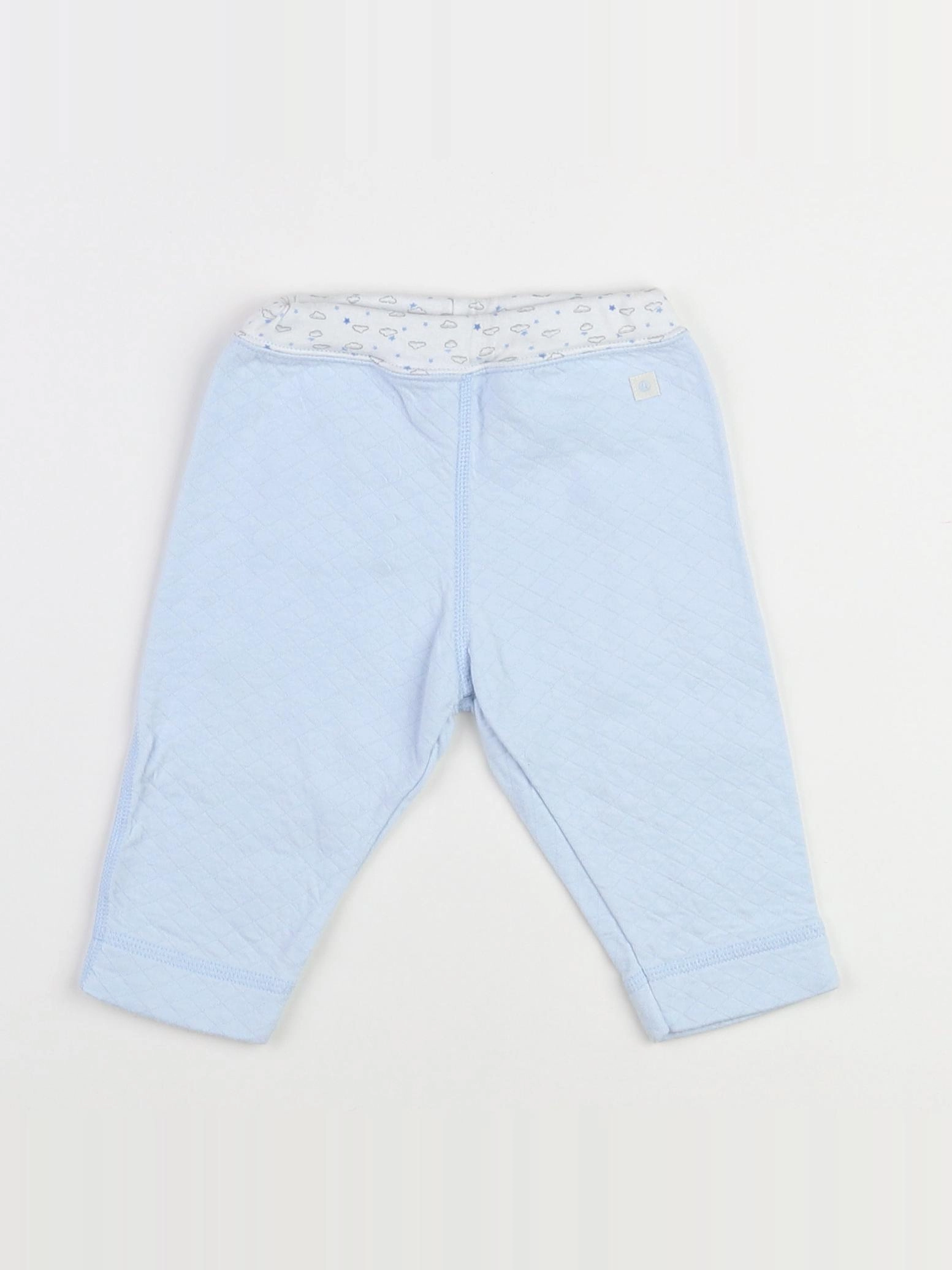 Petit Bateau - pantalon bleu - 3 mois