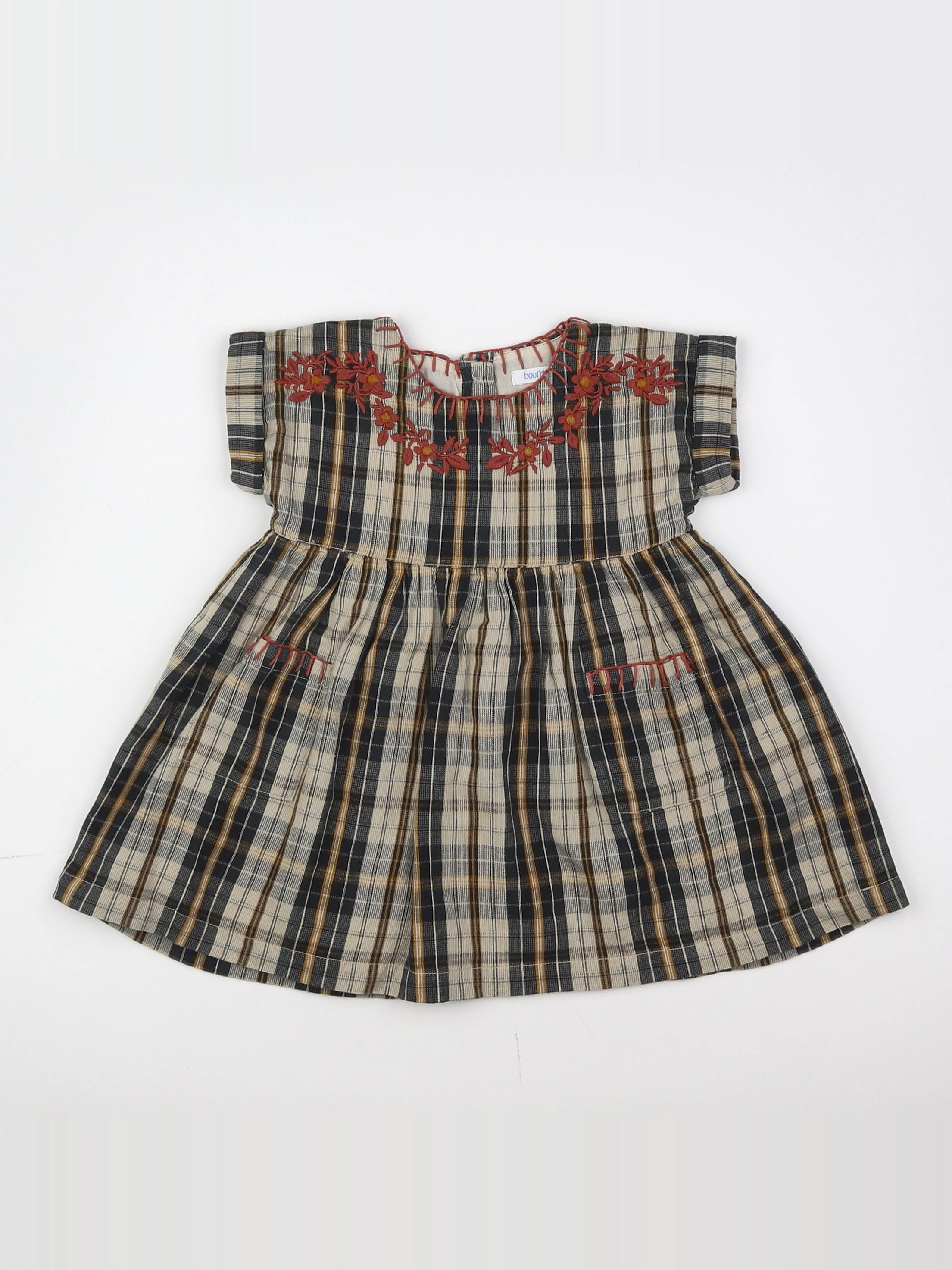 Boutchou - robe multicolore - 6 mois