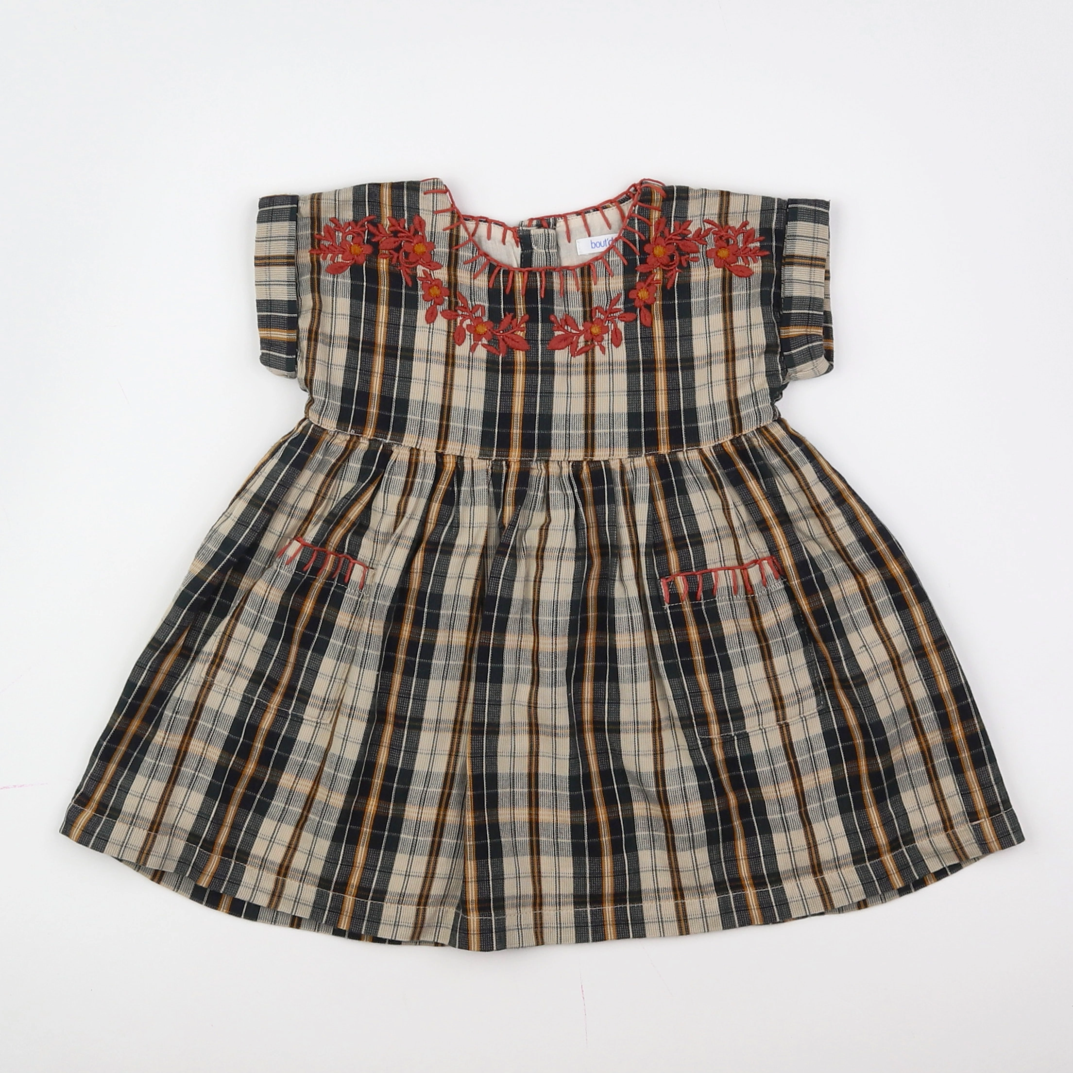 Boutchou - robe multicolore - 6 mois