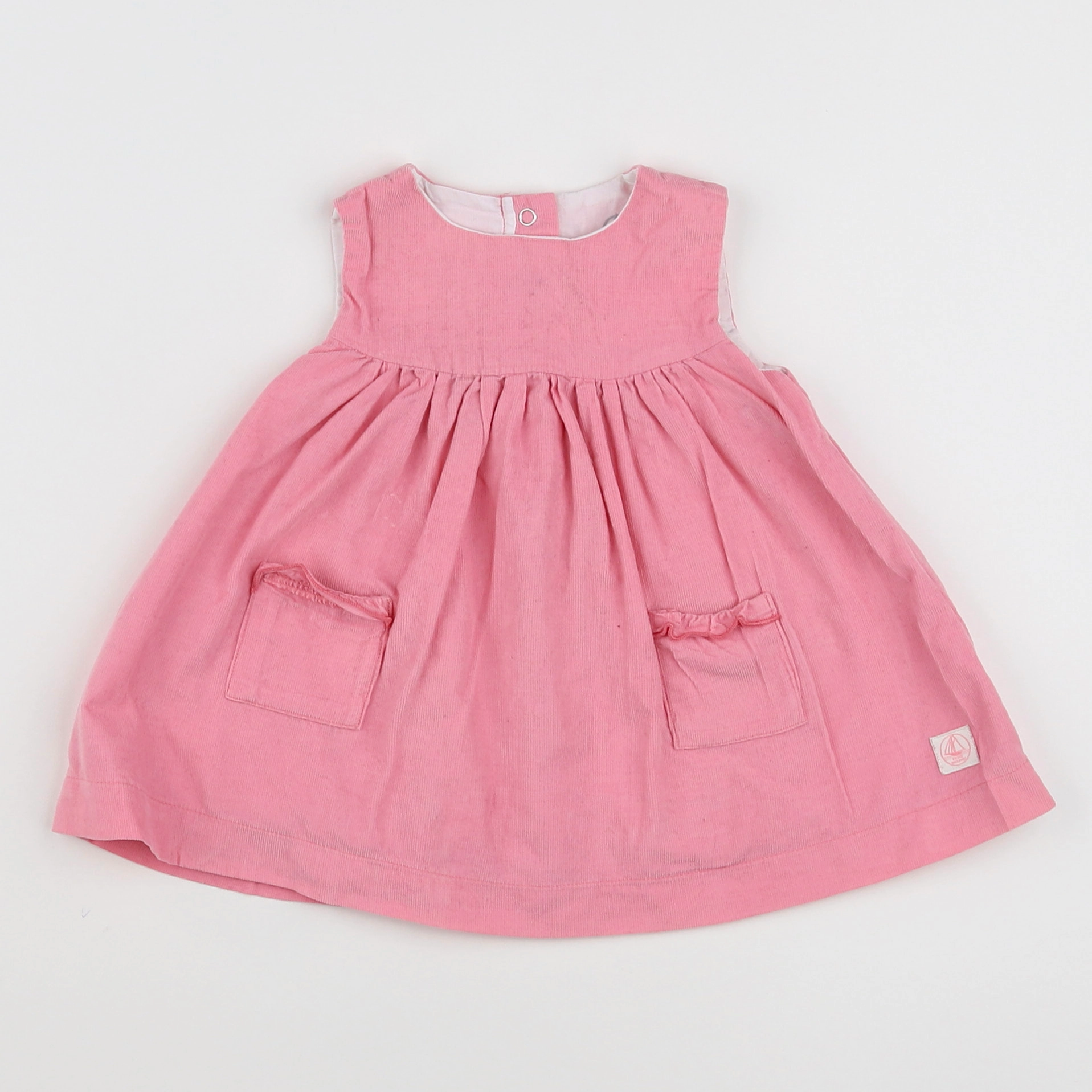 Petit Bateau - robe rose - 6 mois