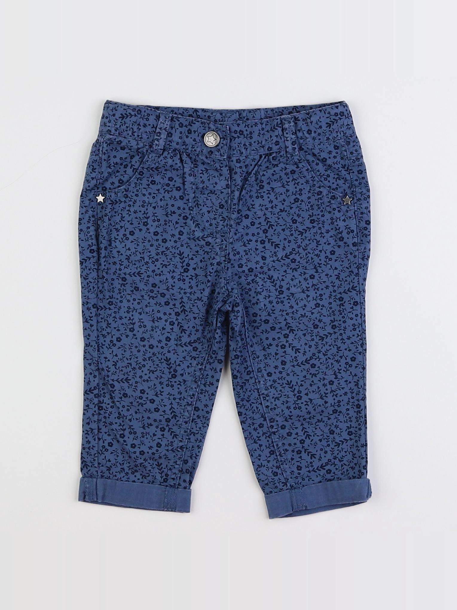 Tape à l'oeil - pantalon bleu - 9 mois