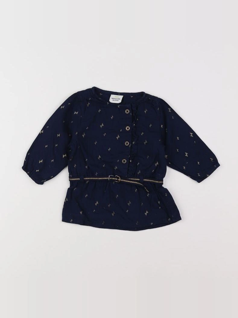 Tape à l'oeil - robe bleu - 3 mois