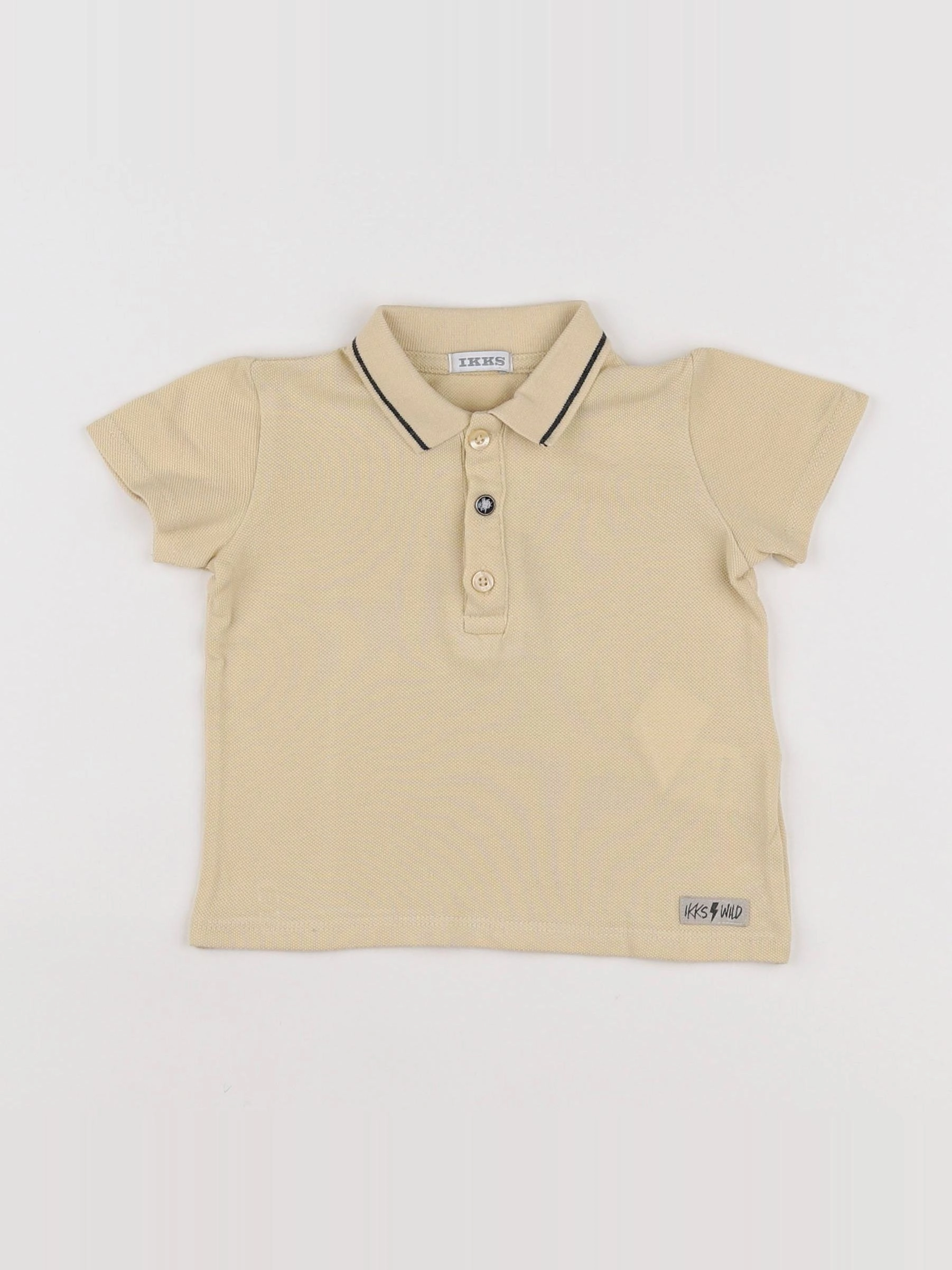 IKKS - polo jaune - 6 mois