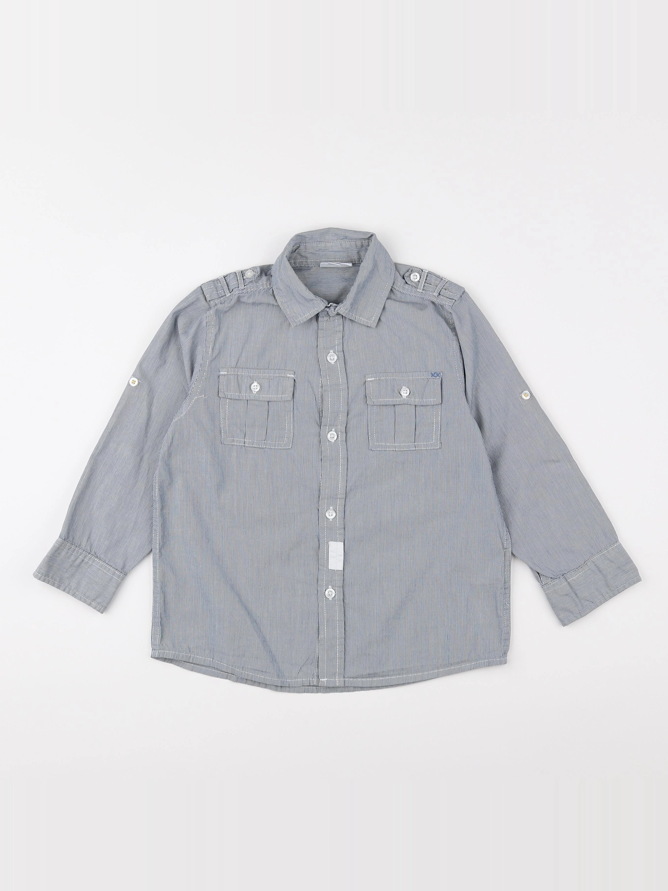 Vertbaudet - chemise bleu - 4 ans
