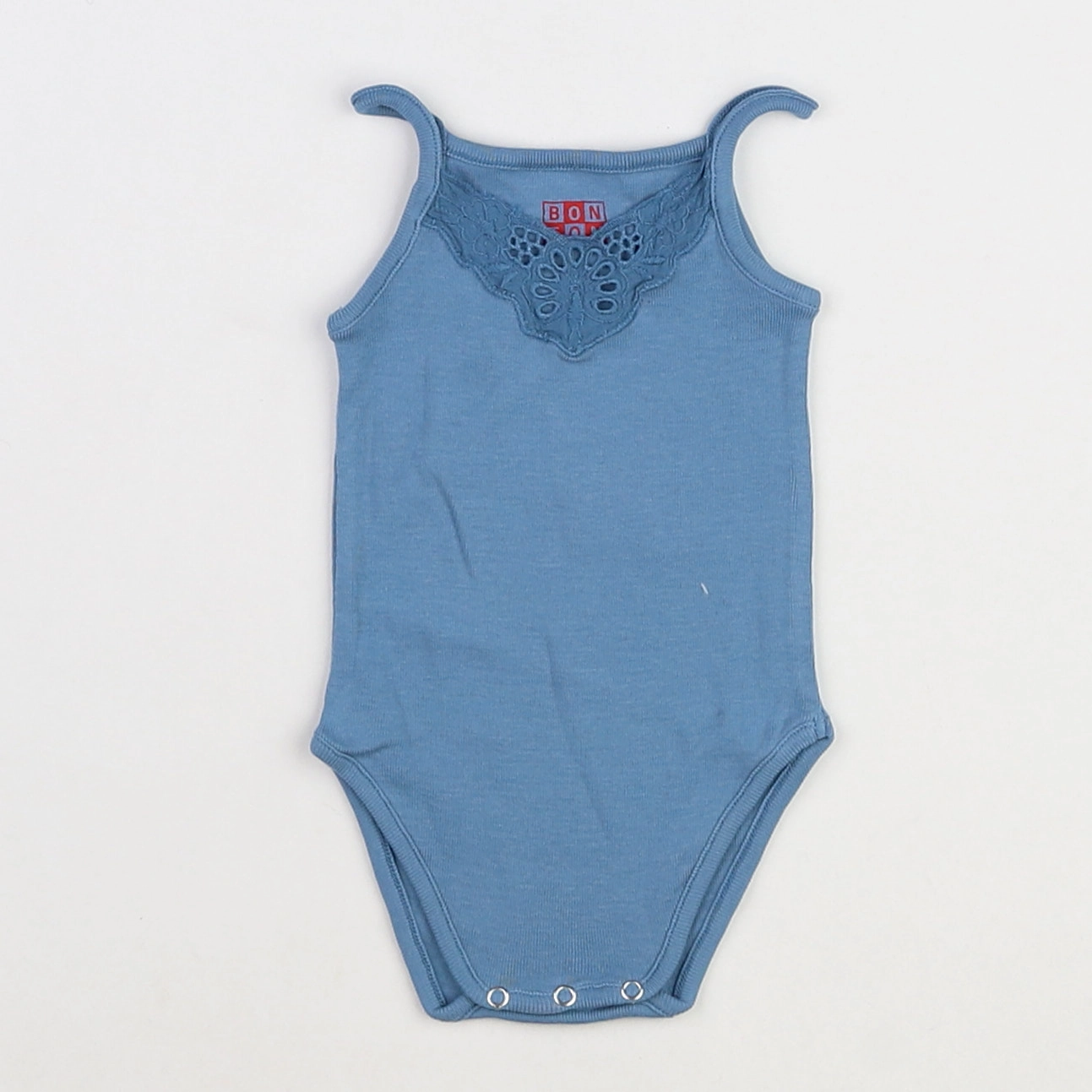 Bonton - body bleu - 3 mois