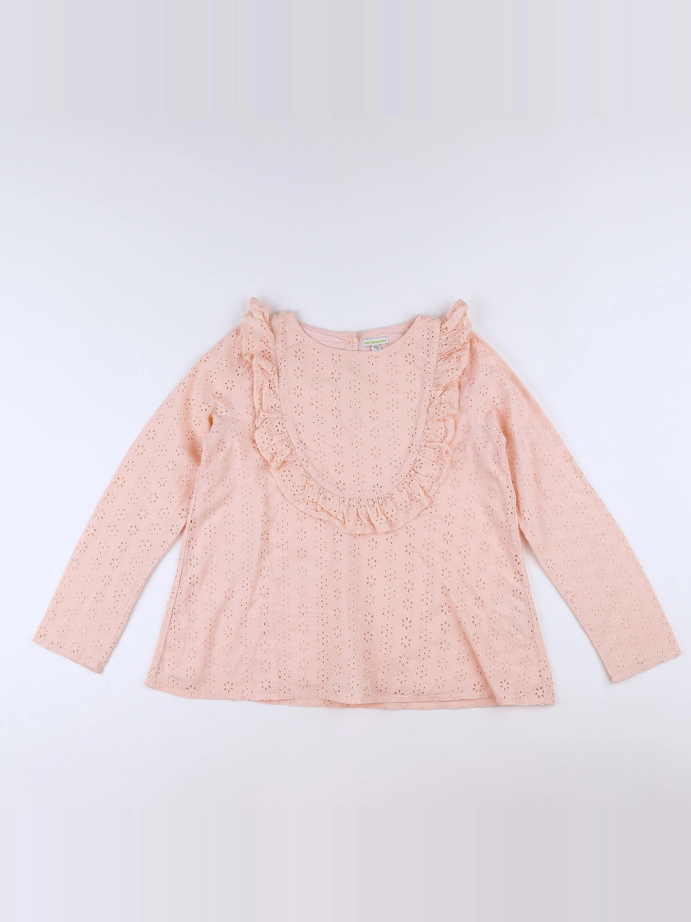 Vertbaudet - blouse rose - 12 ans