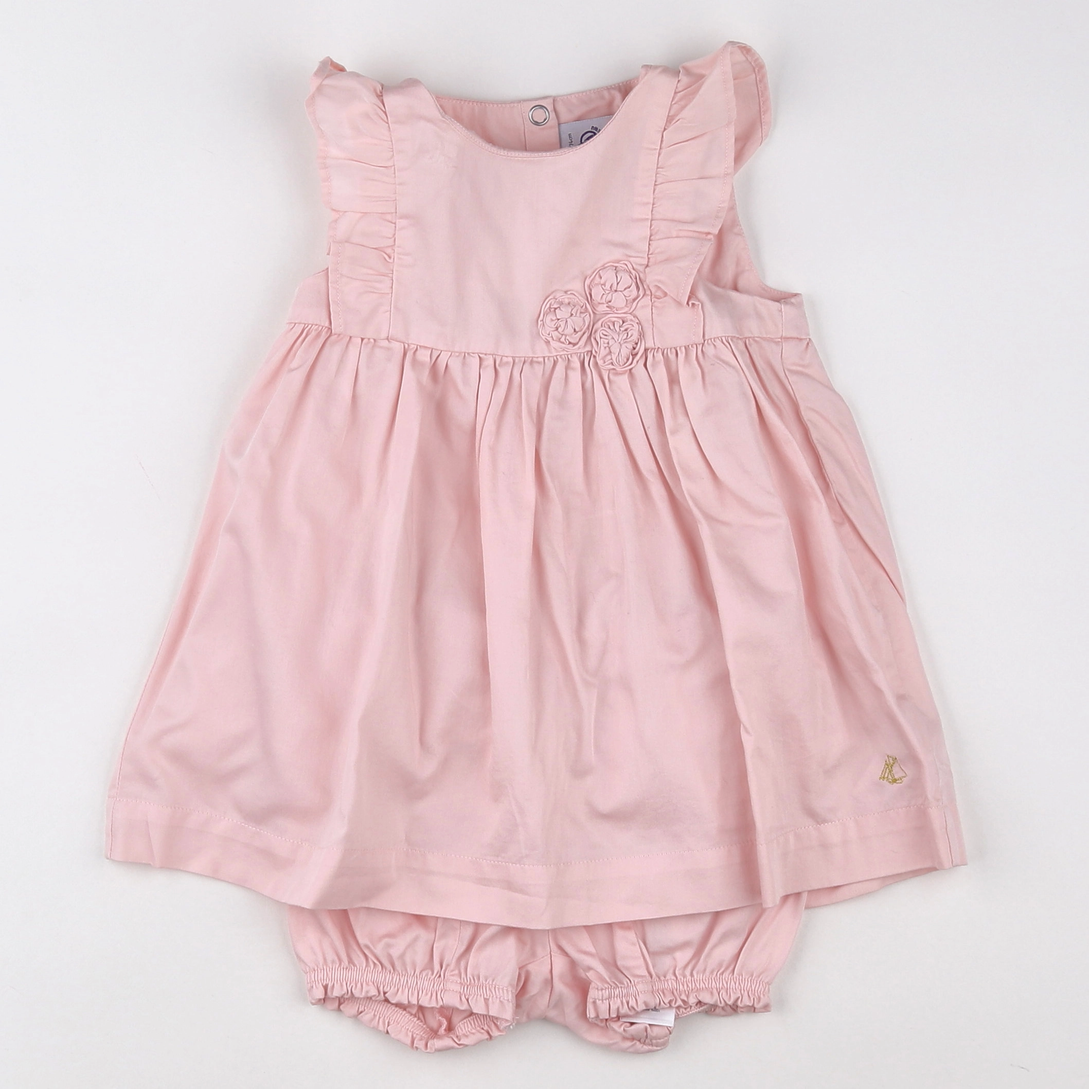 Petit Bateau - robe rose - 12 mois