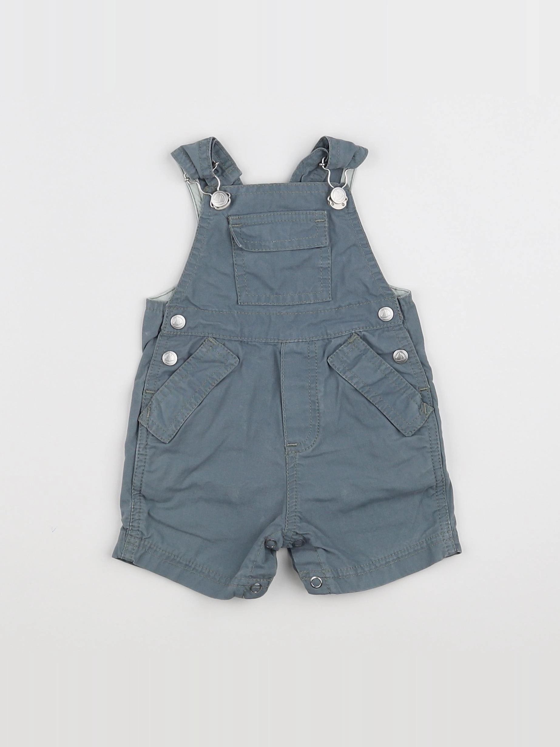 Petit Bateau - salopette bleu - 3 mois