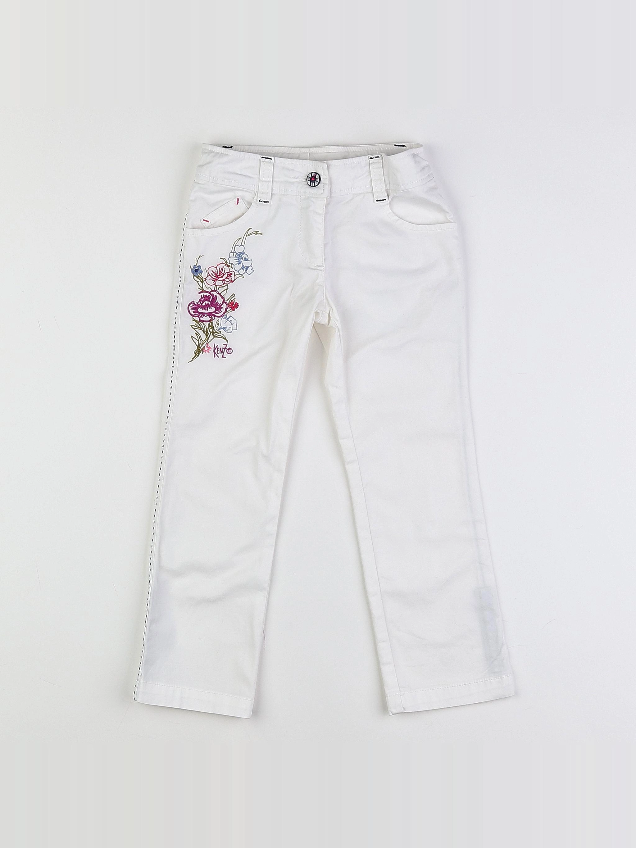Kenzo - pantalon blanc - 4 ans