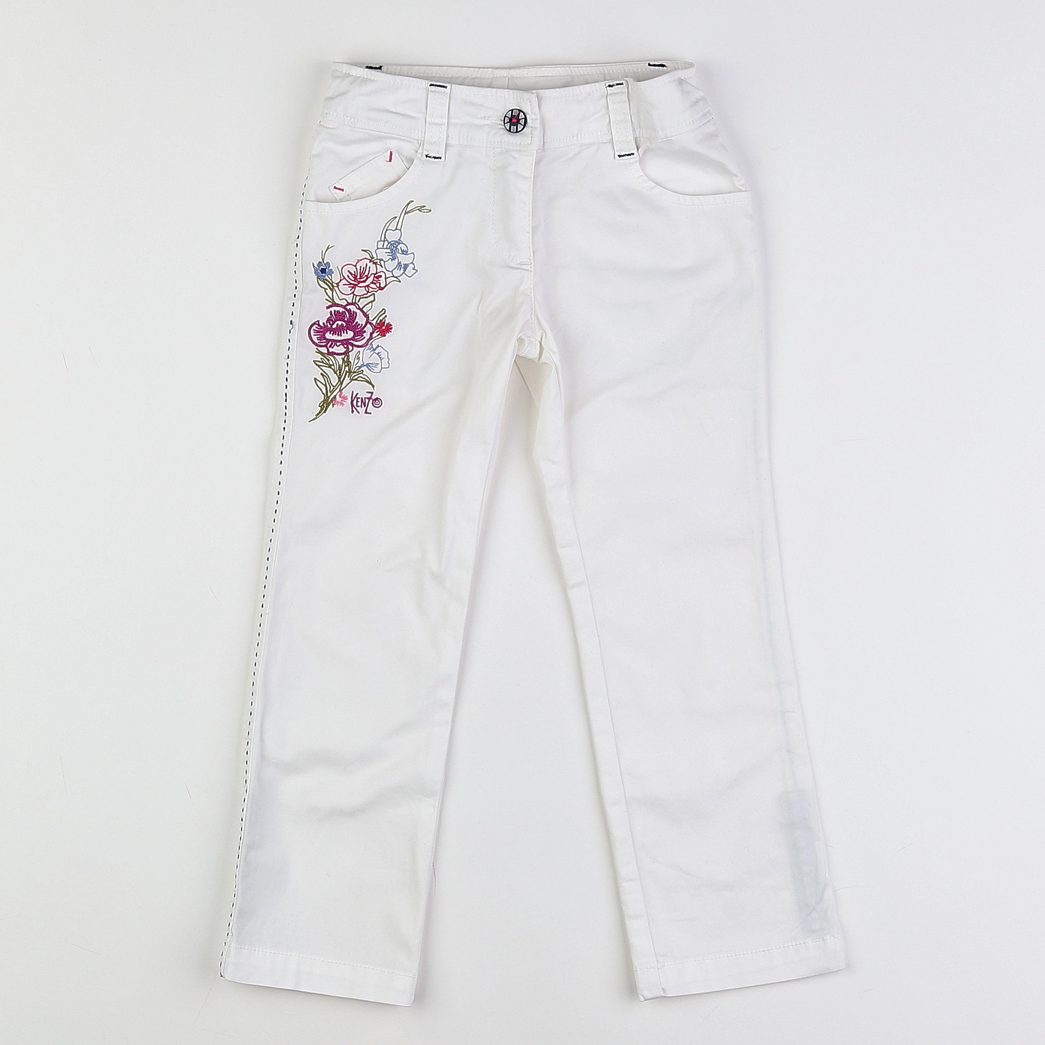 Kenzo - pantalon blanc - 4 ans