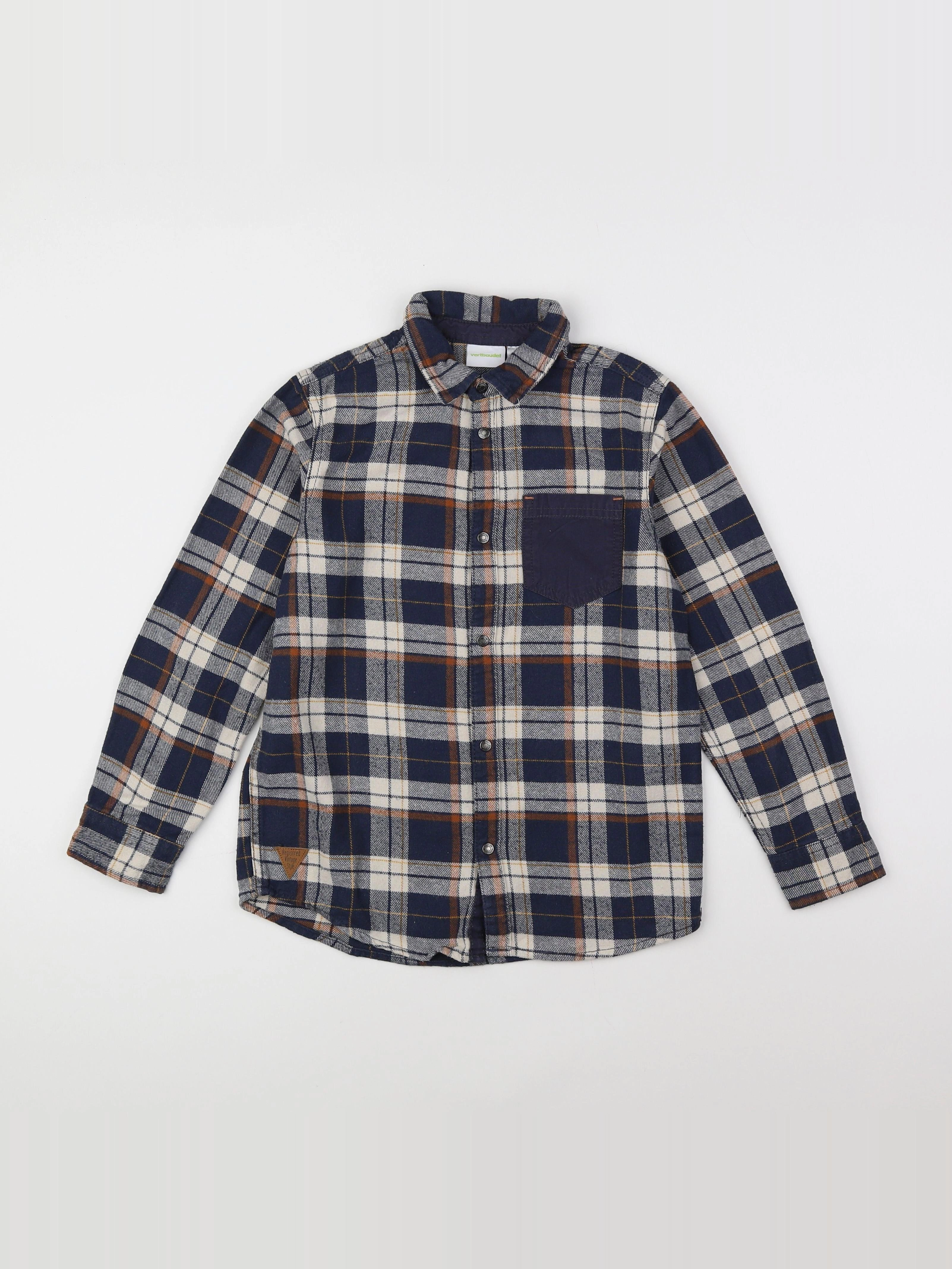 Vertbaudet - chemise multicolore - 10 ans