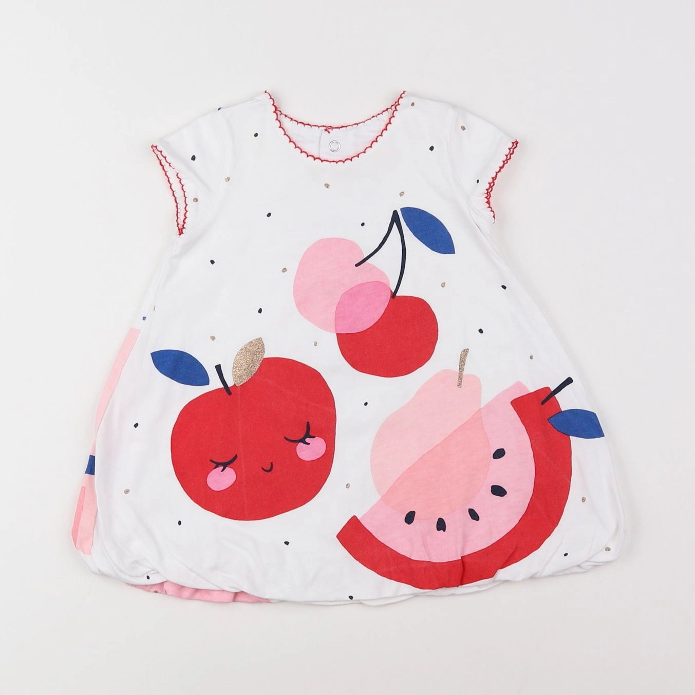 Catimini - robe blanc - 9 mois
