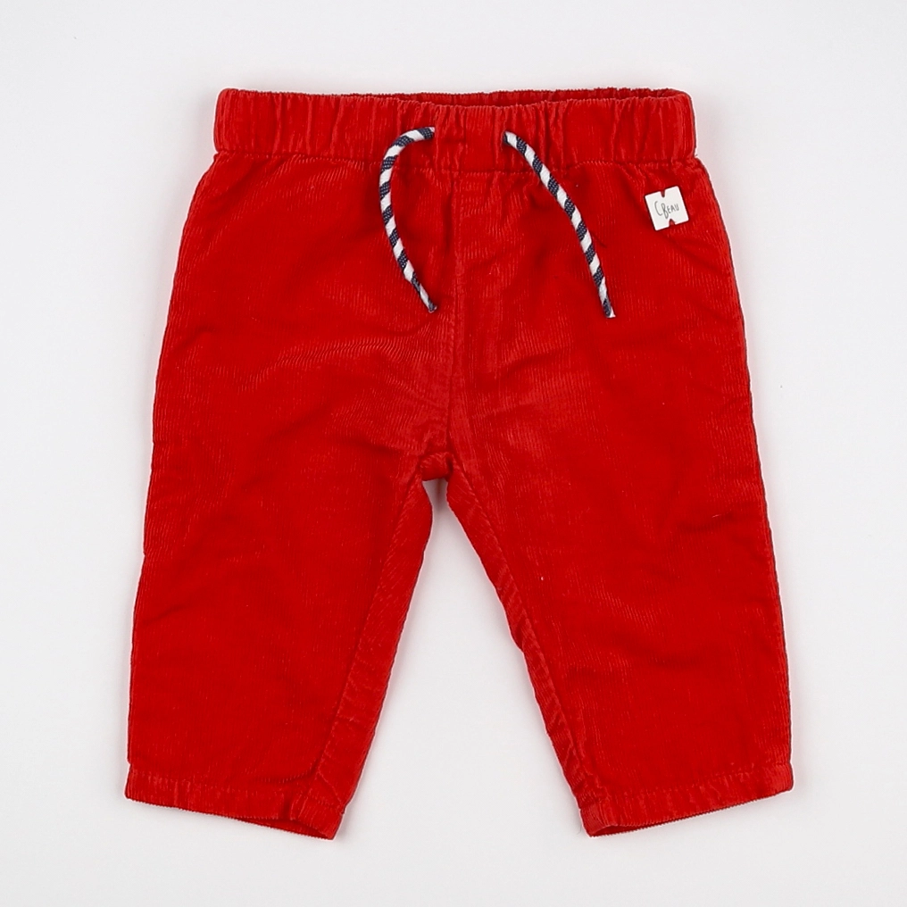 Carrément Beau - pantalon rouge - 6 mois