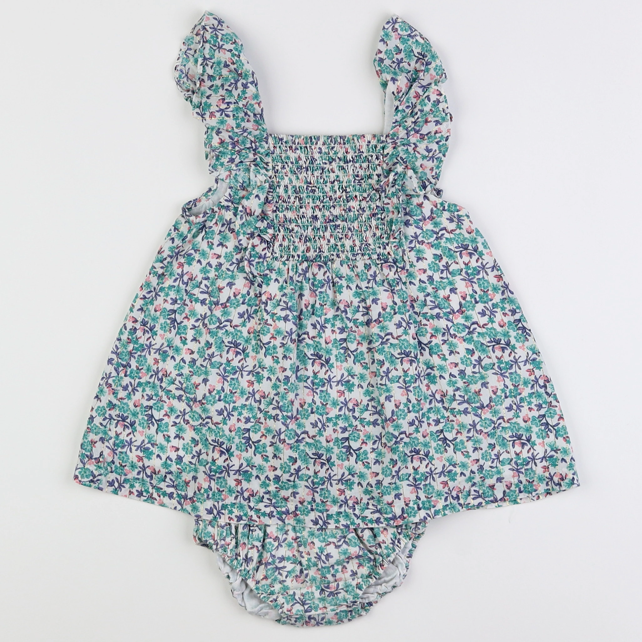 Tape à l'oeil - robe multicolore - 12 mois