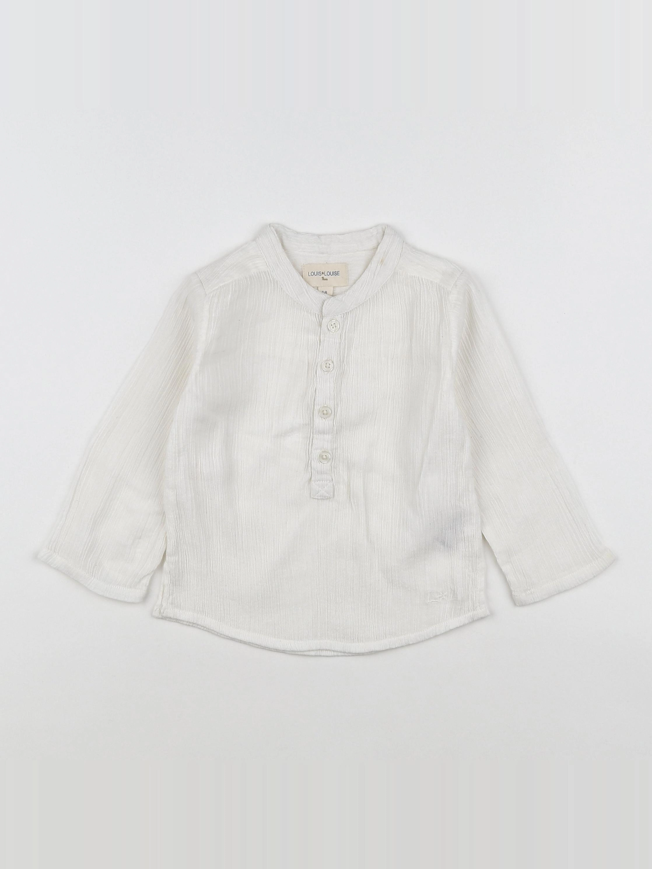 Louis Louise - chemise blanc - 18 mois