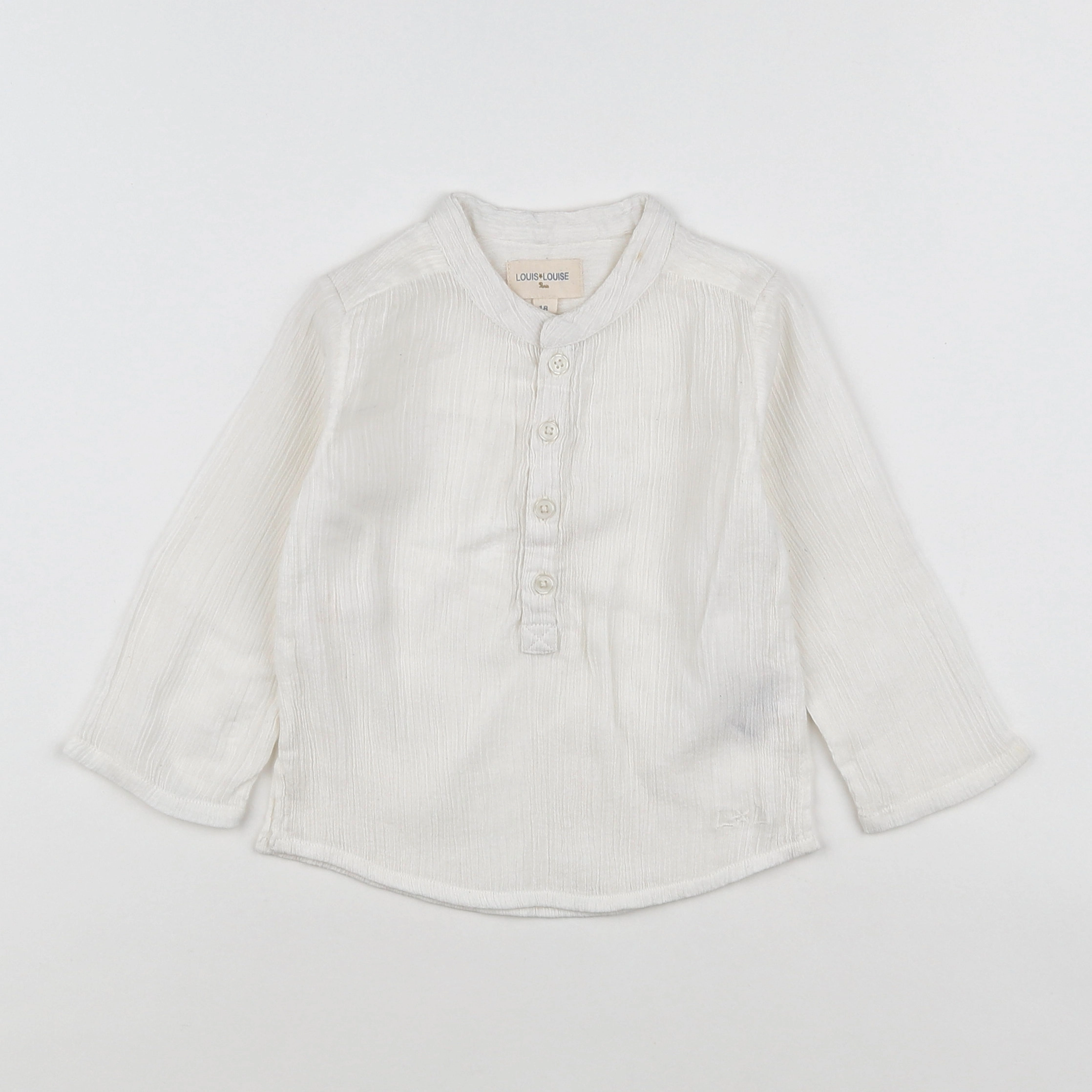 Louis Louise - chemise blanc - 18 mois