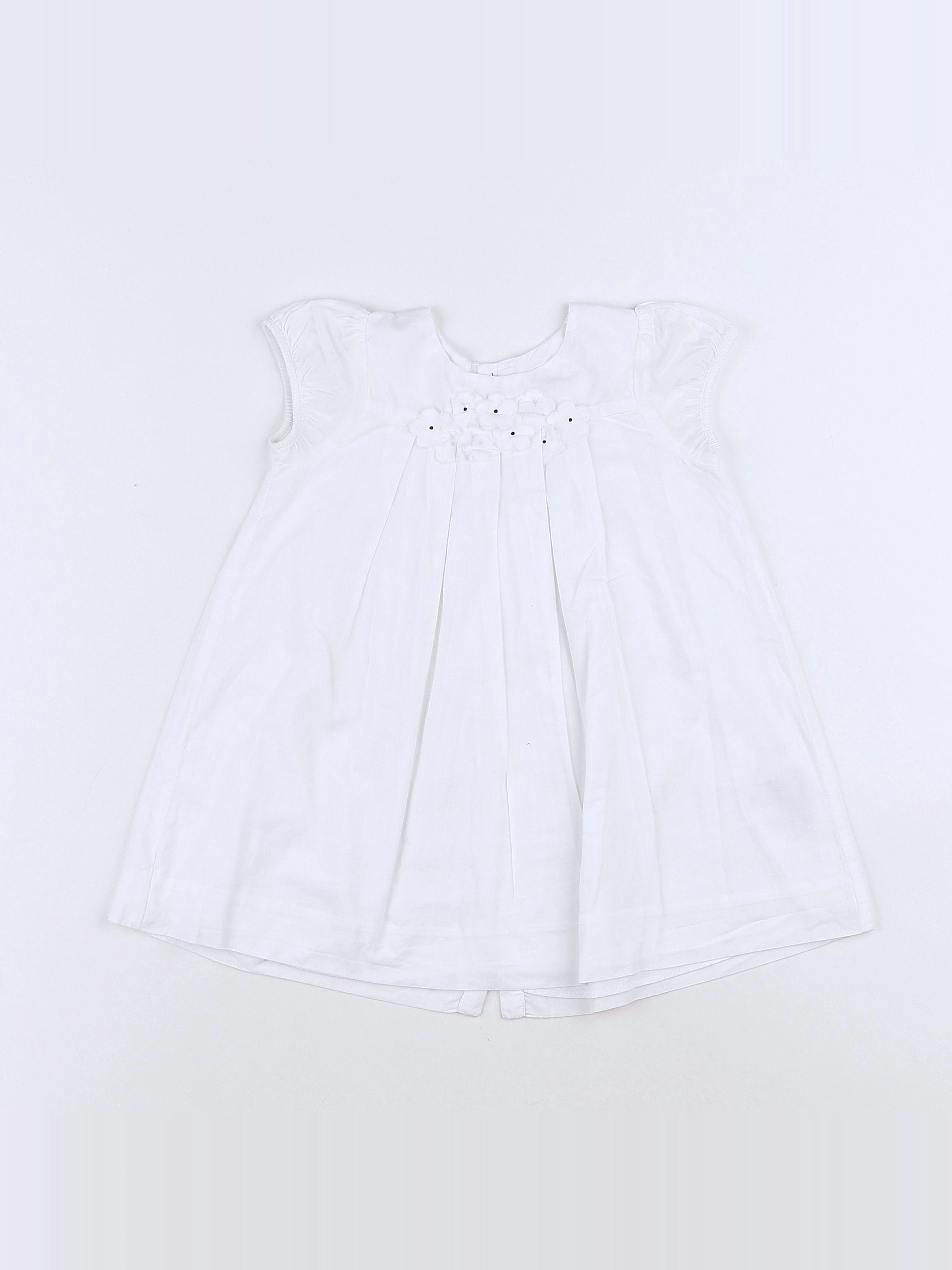Jacadi - robe blanc - 12 mois