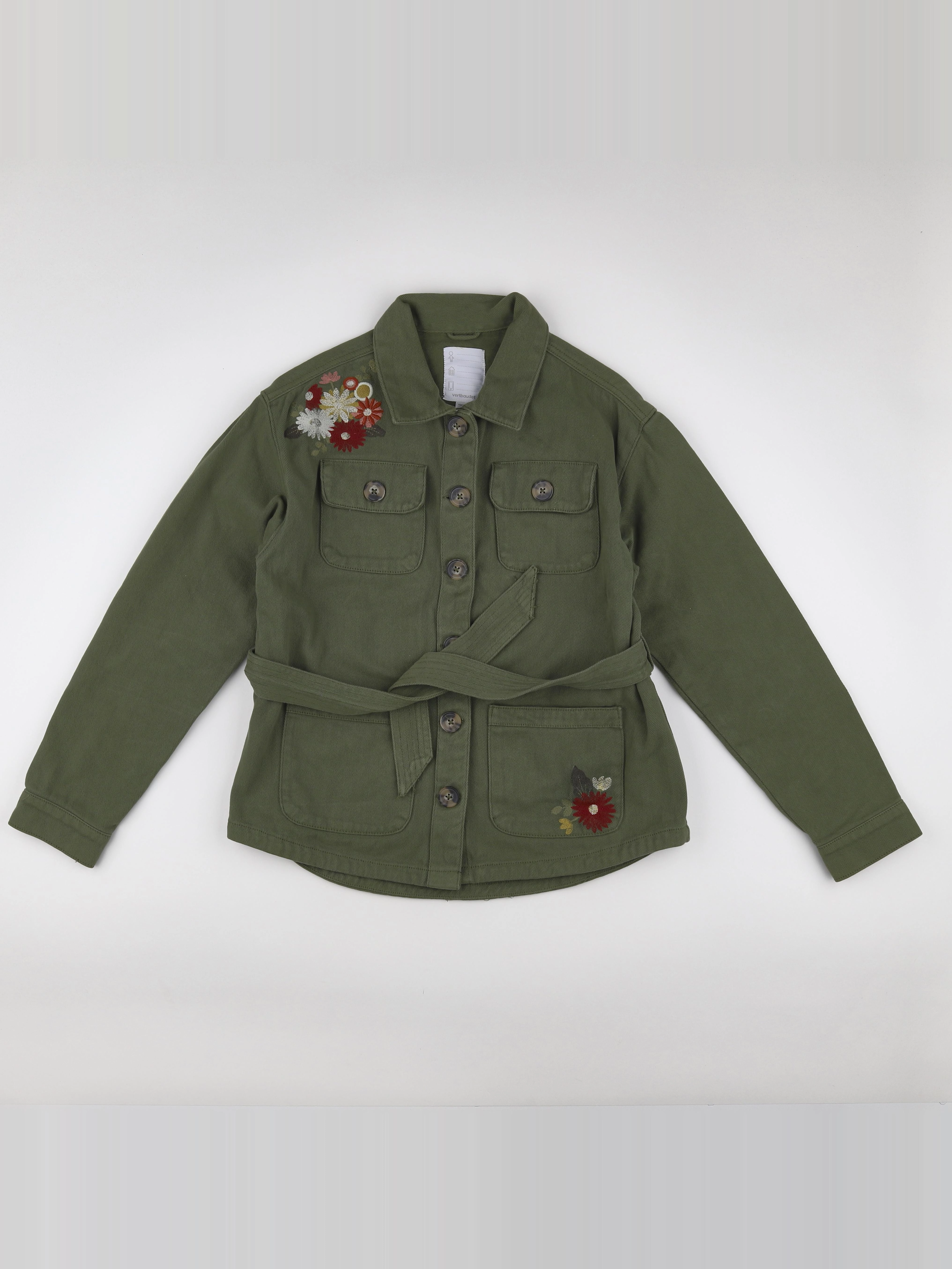 Vertbaudet - veste vert - 14 ans