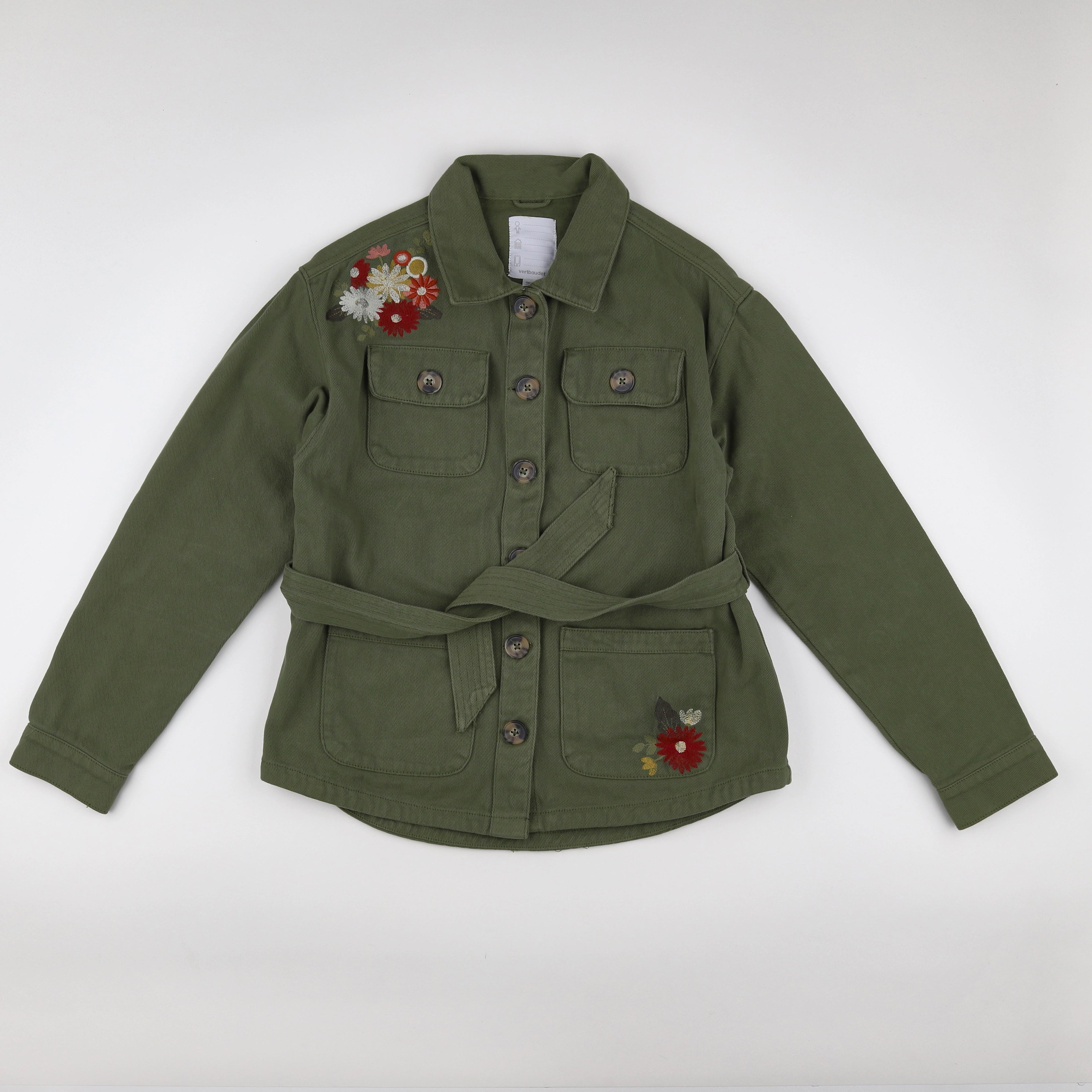 Vertbaudet - veste vert - 14 ans