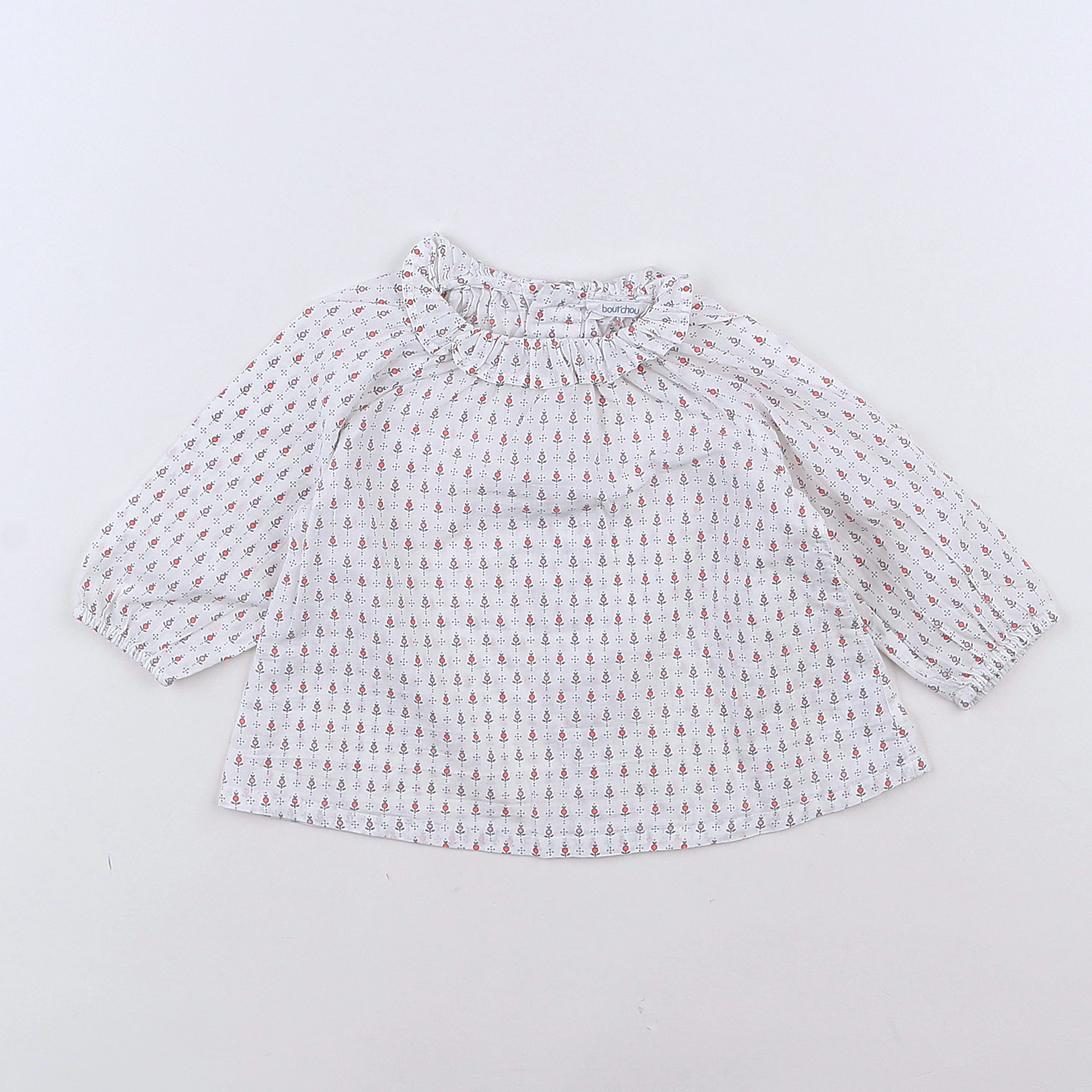 Boutchou - blouse blanc - 9 mois