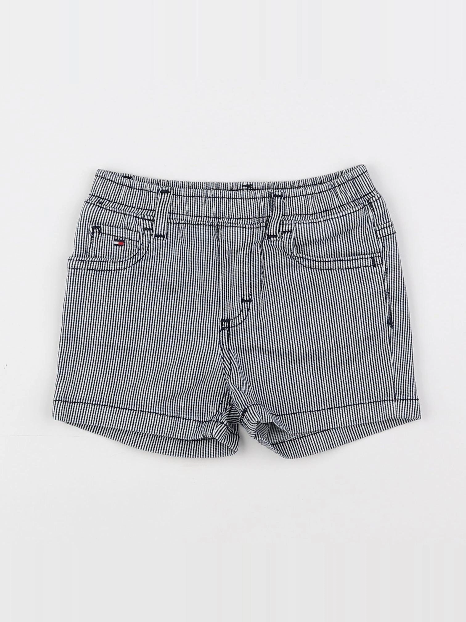 Tommy Hilfiger - short bleu, blanc - 12 mois