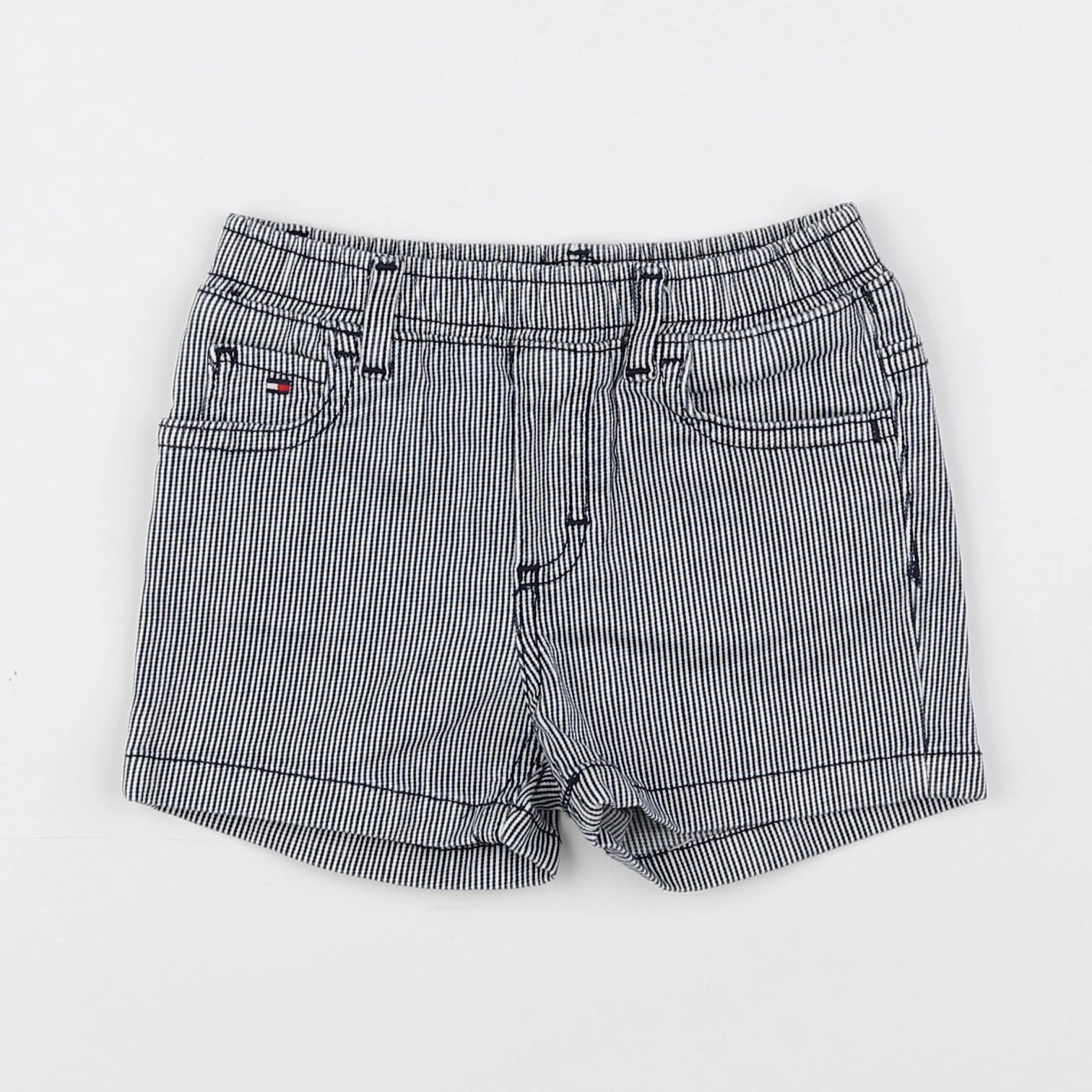 Tommy Hilfiger - short bleu, blanc - 12 mois