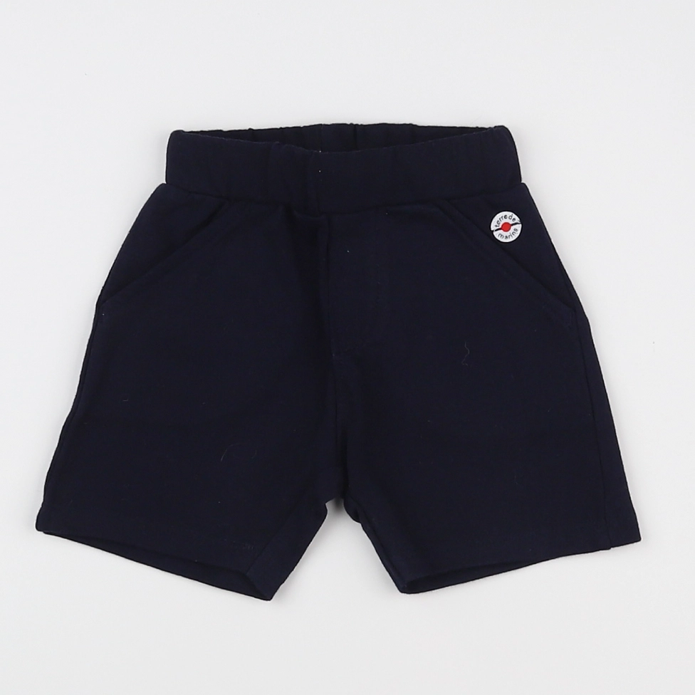 Terre de marins - short bleu - 9 mois