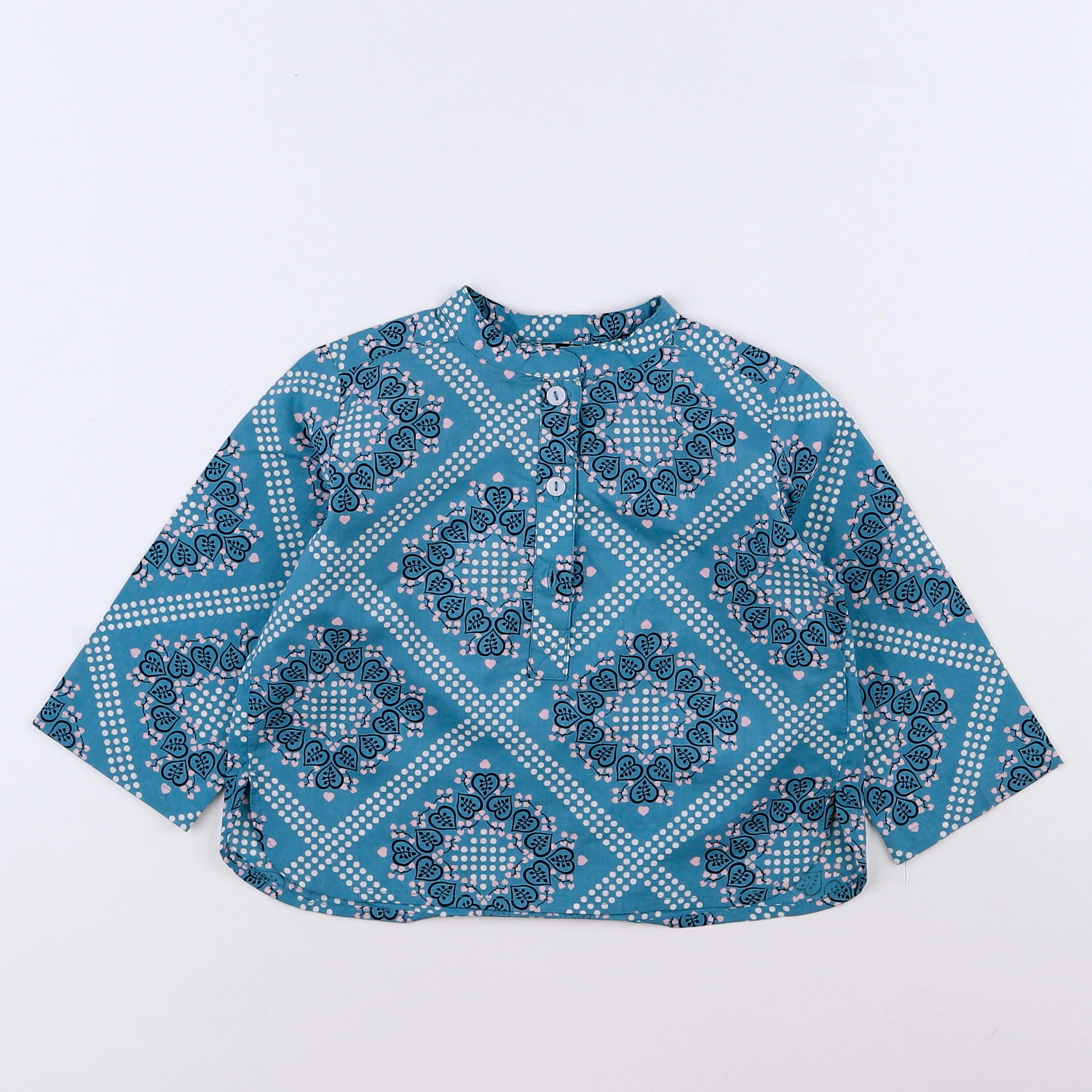 Bonton - chemise multicolore (état neuf) - 12 mois