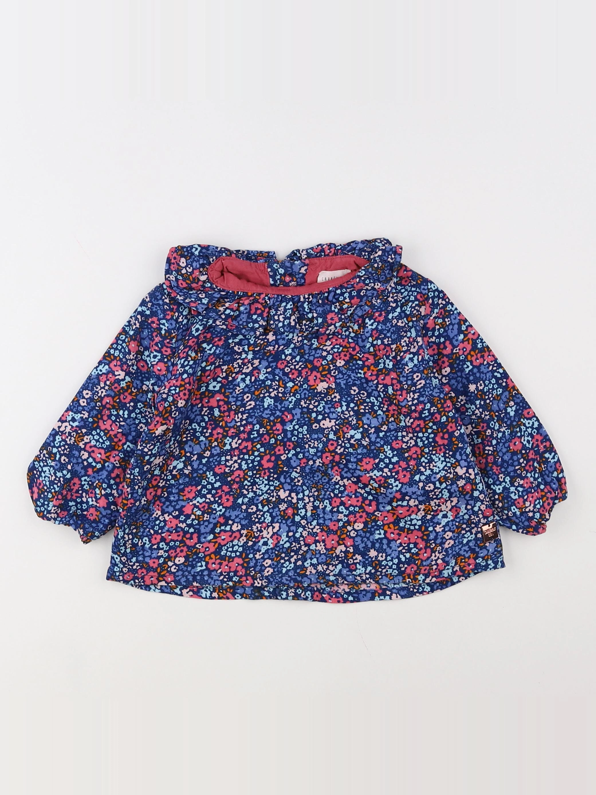 Carrément Beau - blouse bleu - 12 mois