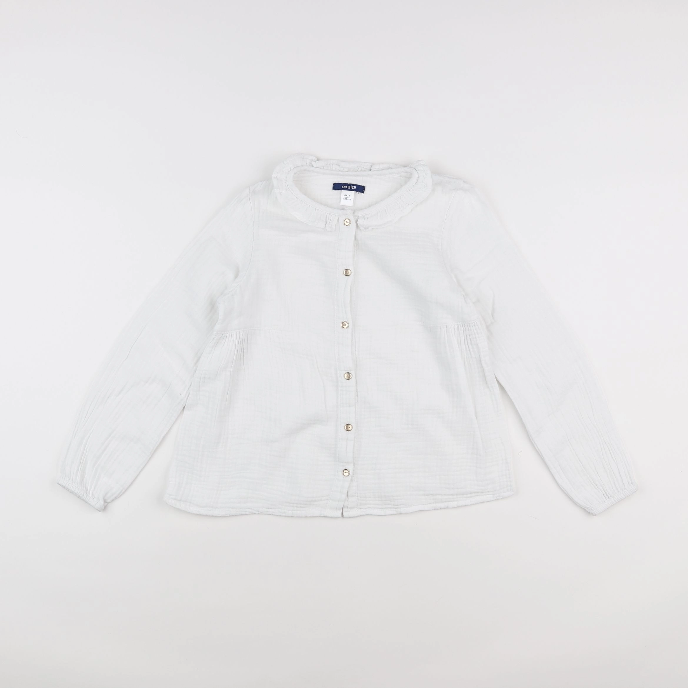 Okaidi - blouse blanc - 8 ans